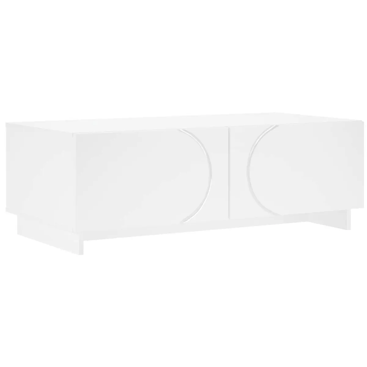 vidaXL Kaffebord Hvit 102 x 50,5 x 35 cm Konstruert tre