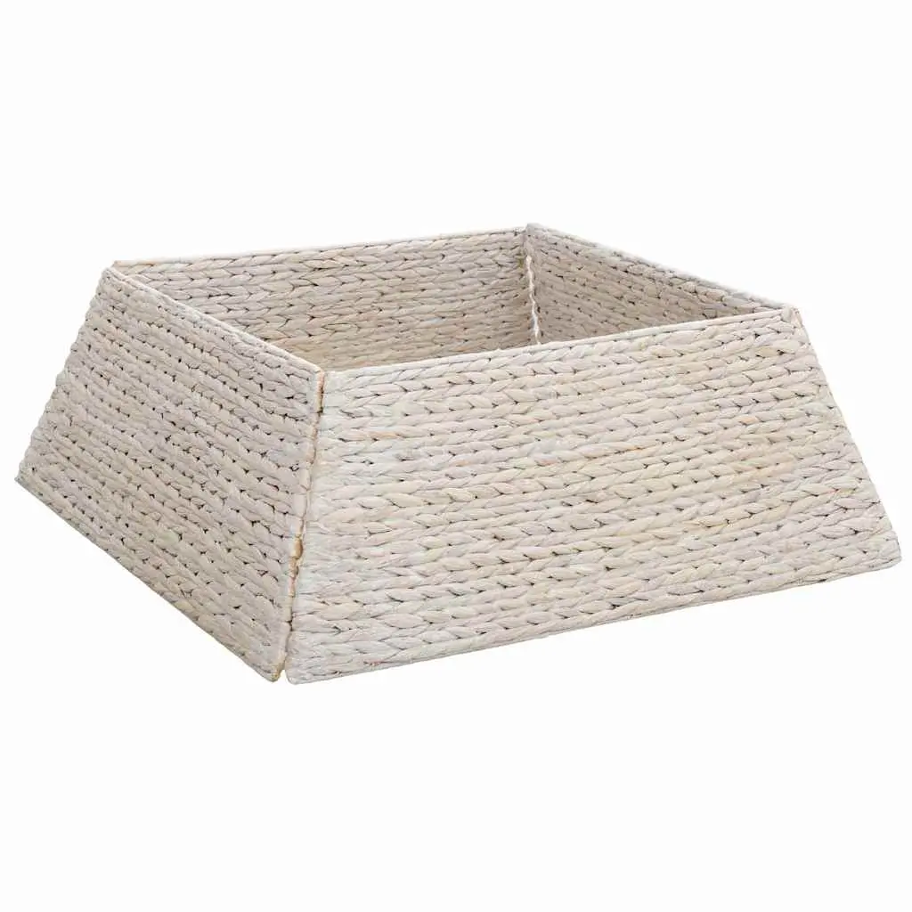 vidaXL Juletræring Torget Hvit 70 x 70 x 28 cm Vannhyasint