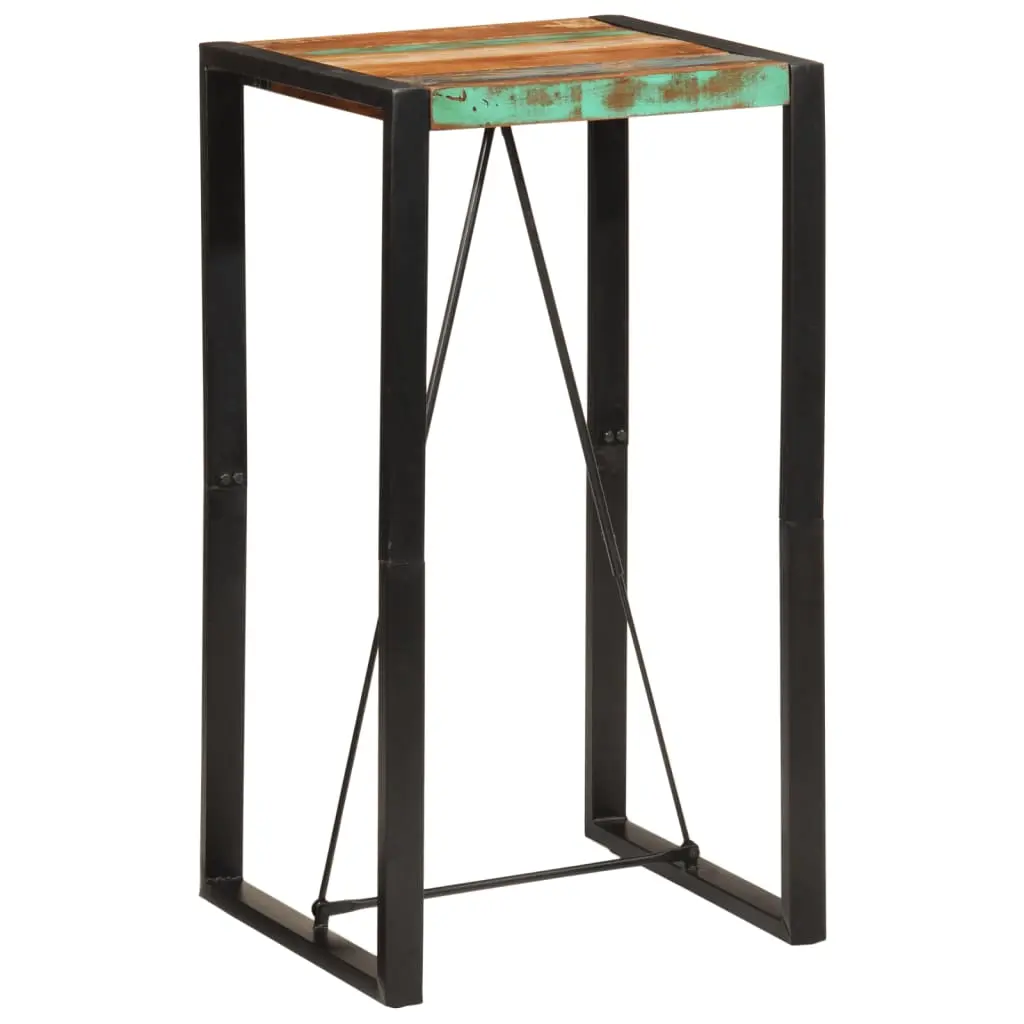 vidaXL Barbord 60x55x110 cm gjenvunnet heltre