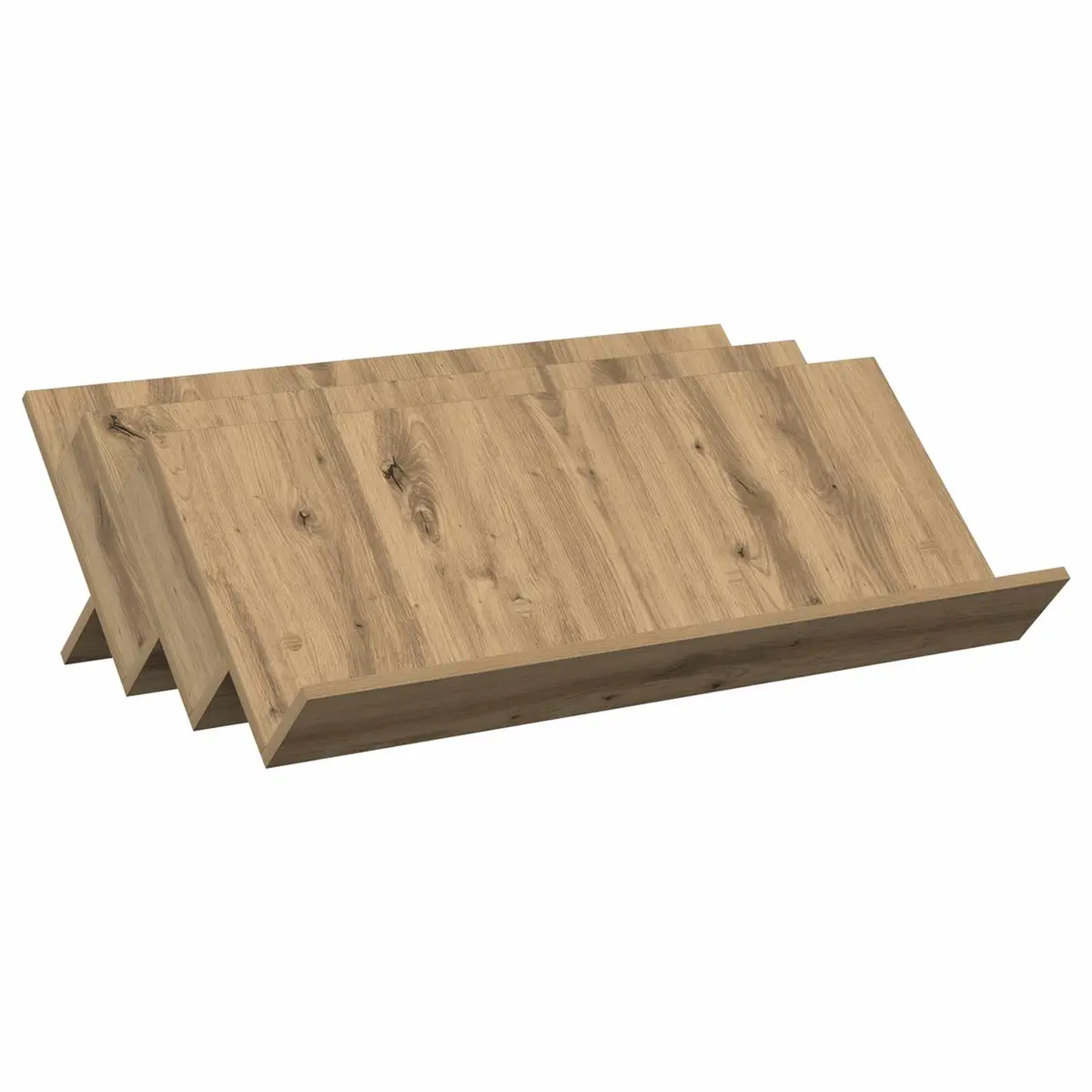 vidaXL Magasinreol Artisan Eik 90 x 53 x 28,5 cm Konstruert tre