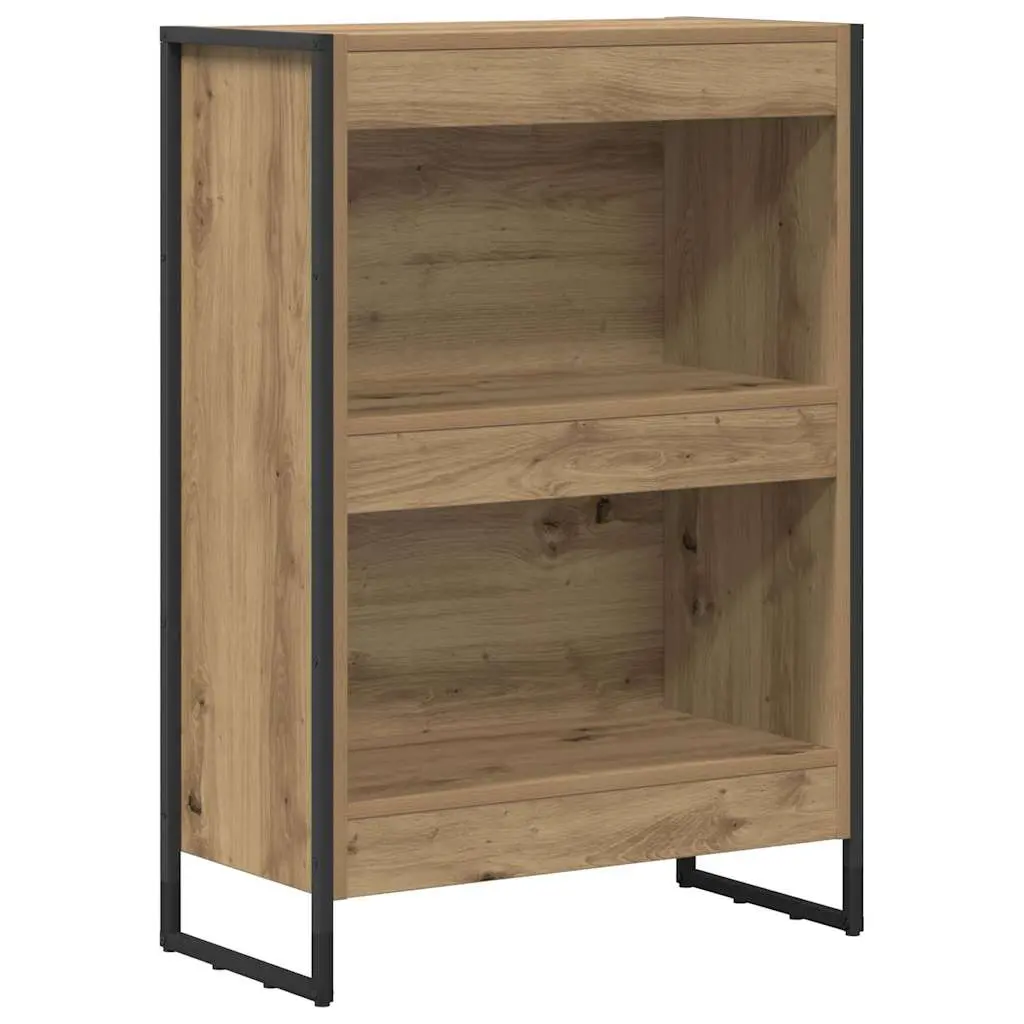 vidaXL Bokskap 60 x 30 x 86,5 cm Konstruert tre Kunstnerisk Eik