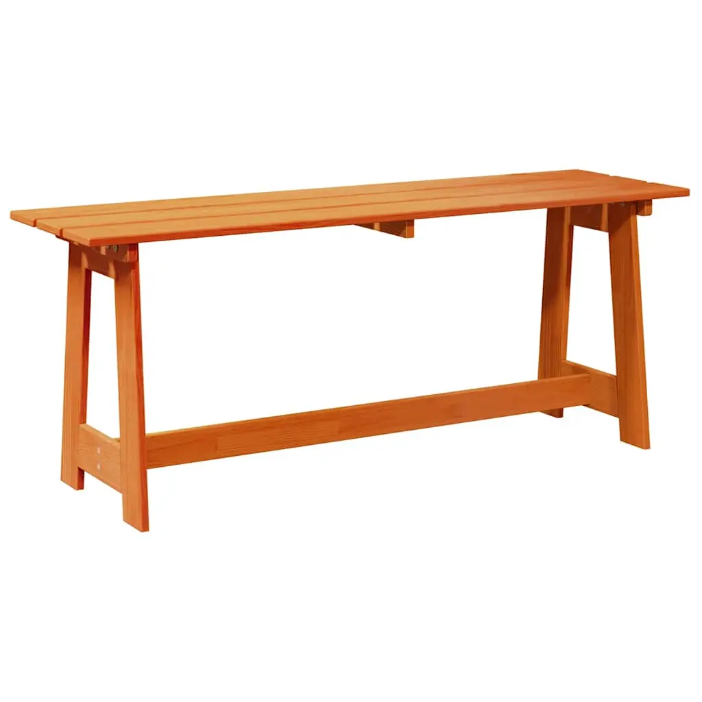vidaXL Utendørs benk Brun 119 x 37 x 47 cm Massiv furu