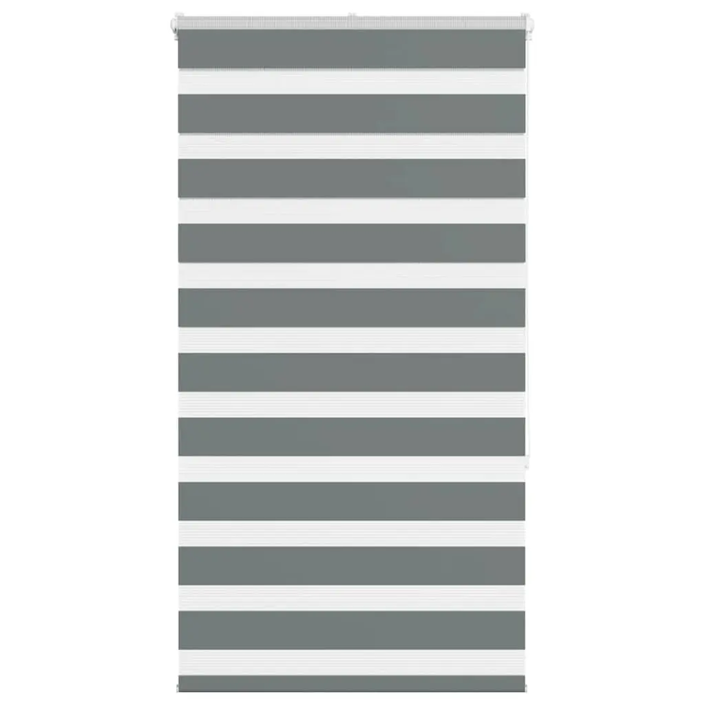 vidaXL Sebragardin mørkegrå 85x150 cm stoff bredde 80,9 cm polyester