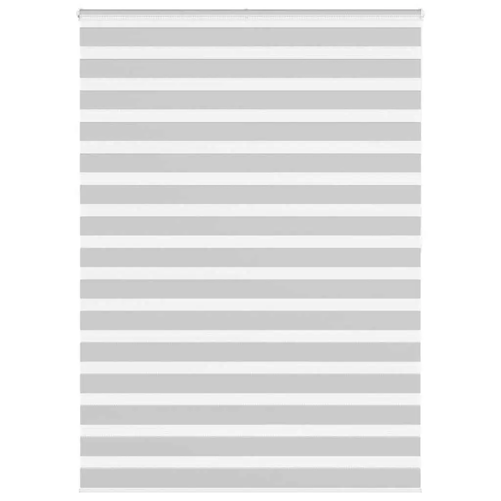 vidaXL Sebragardin lysegrå 160x200 cm stoff bredde 155,9 cm polyester