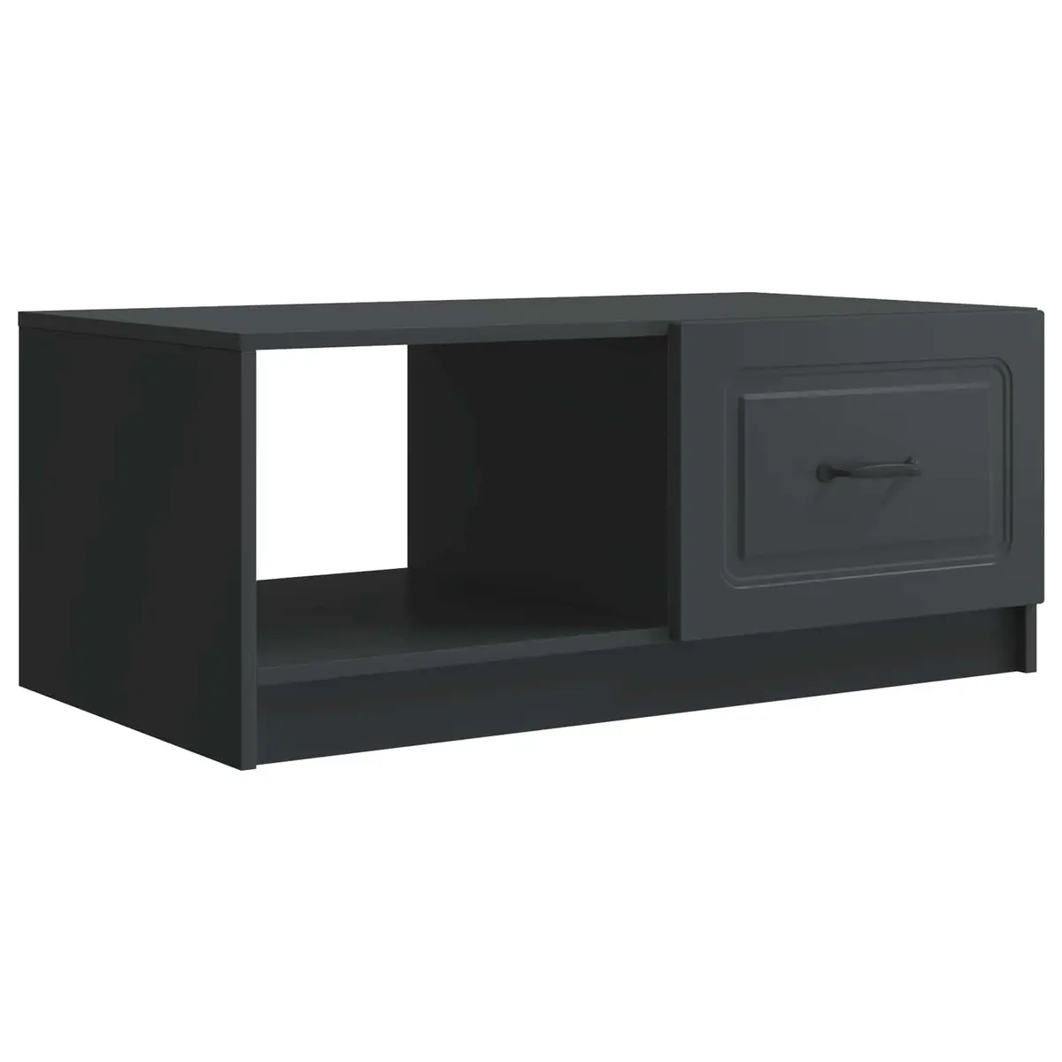 vidaXL Kaffebord Svart 90 x 50 x 37 cm Konstruert tre