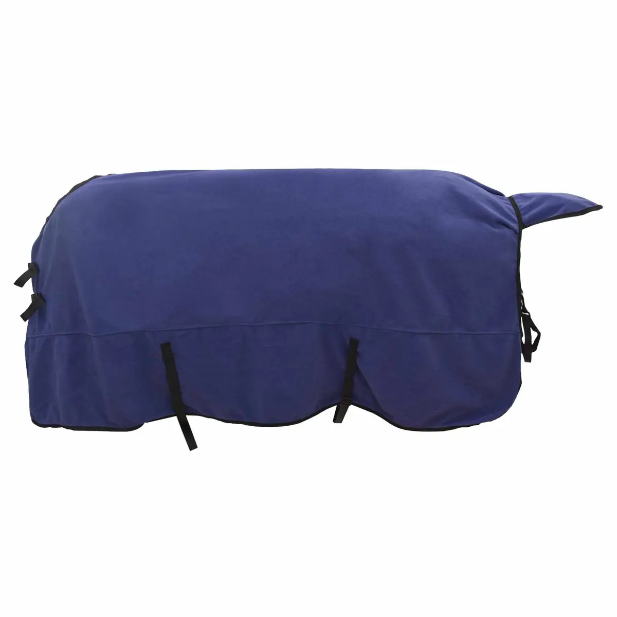 vidaXL Hestepledd Marineblå 145 cm Polyester Fleece