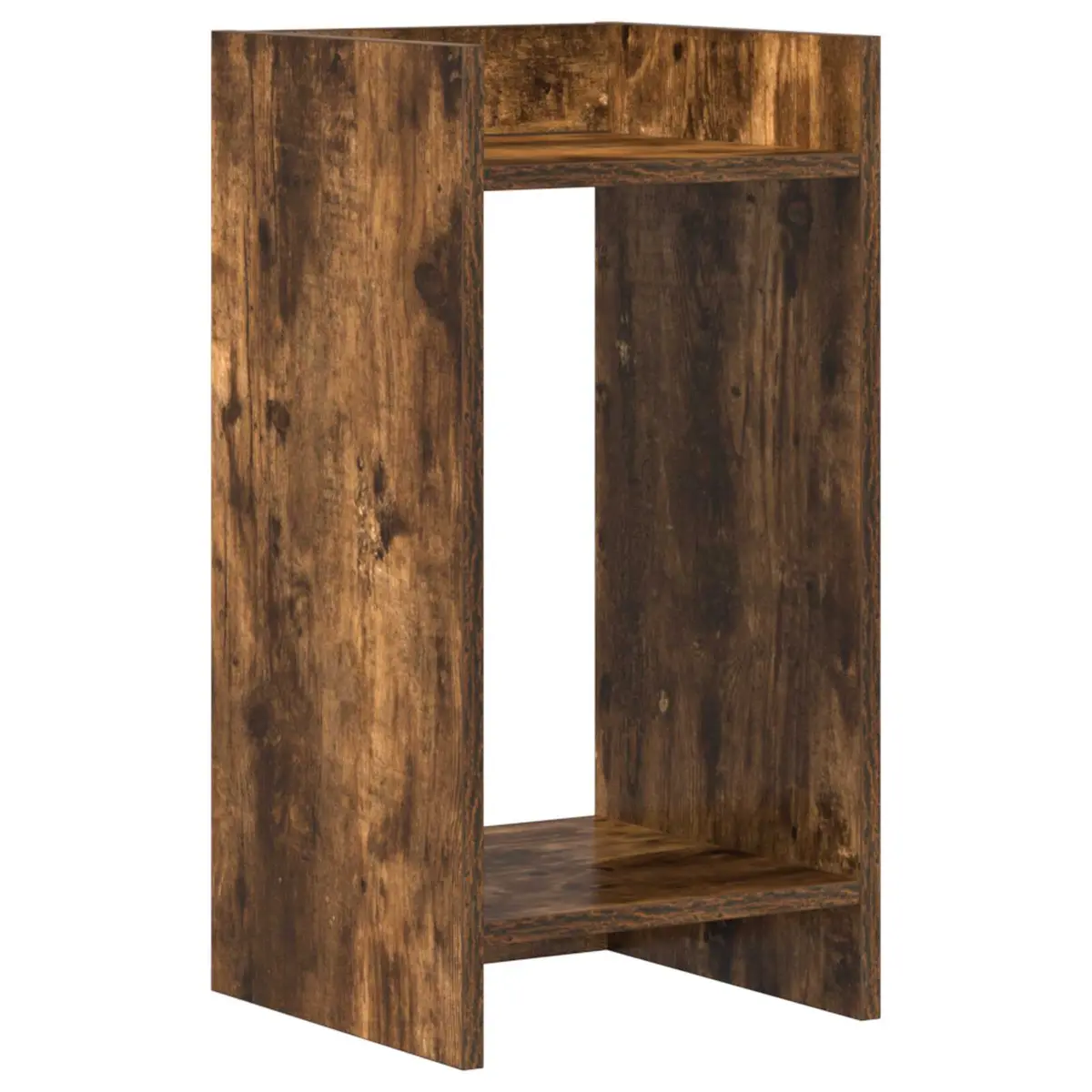vidaXL Planteholder Røkt Eik 30 x 30 x 60 cm Konstruert tre