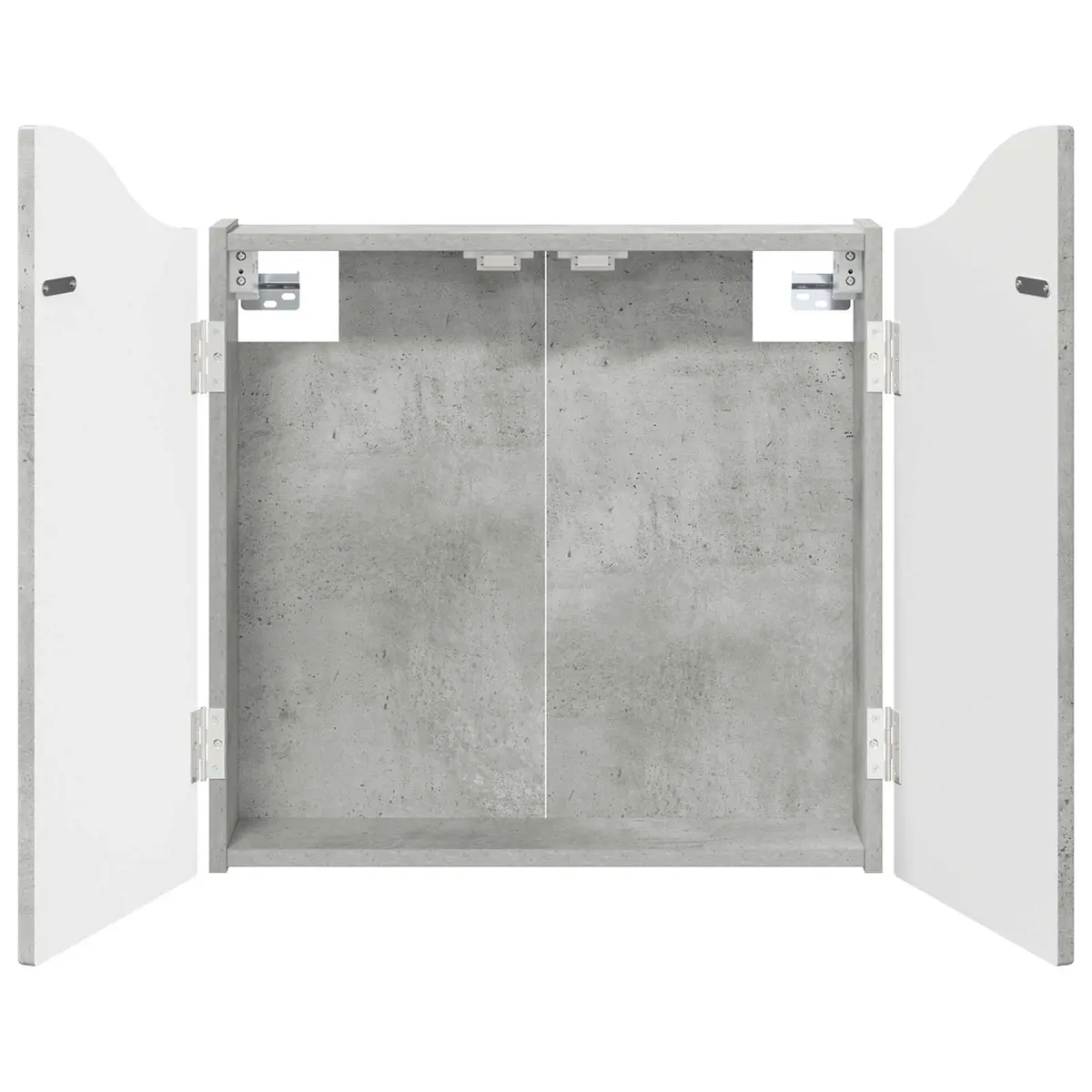 vidaXL Dartbrettskap Betonggrå 56 x 12 x 63 cm Konstruert tre