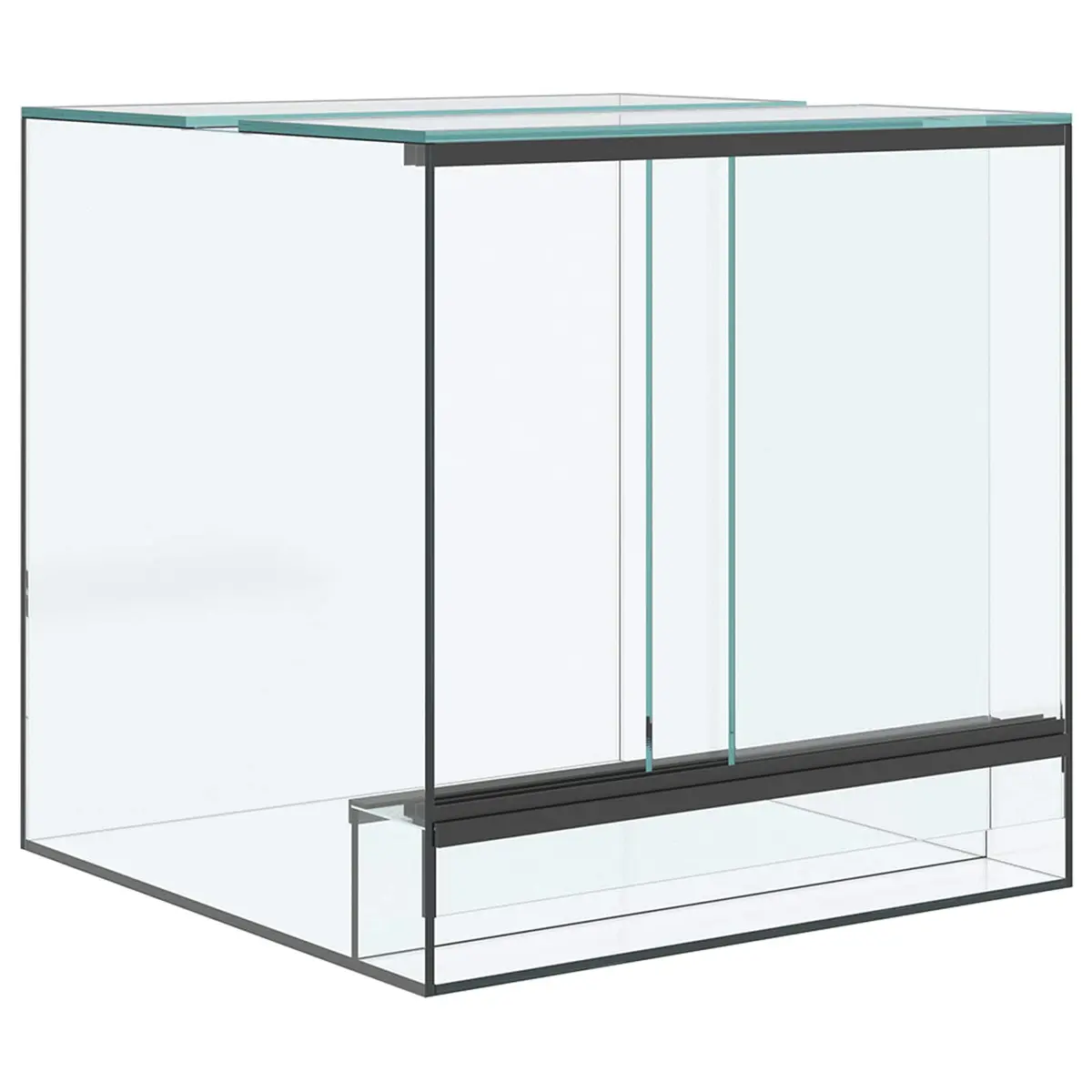 vidaXL Terrarium med lagring Gjennomsiktig 30 x 30 x 30 cm Glass