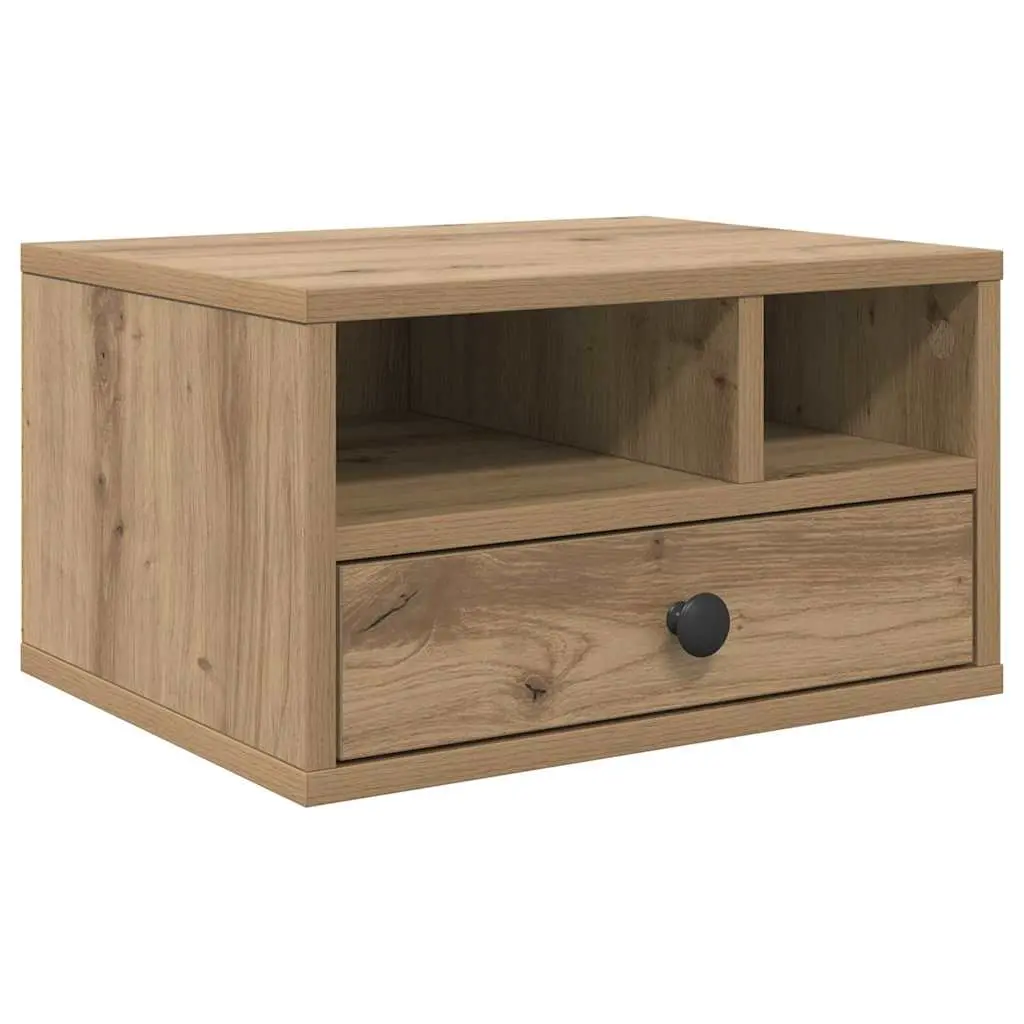 vidaXL Skiverstativ Artisan Eik 40 x 32 x 24 cm Konstruert tre