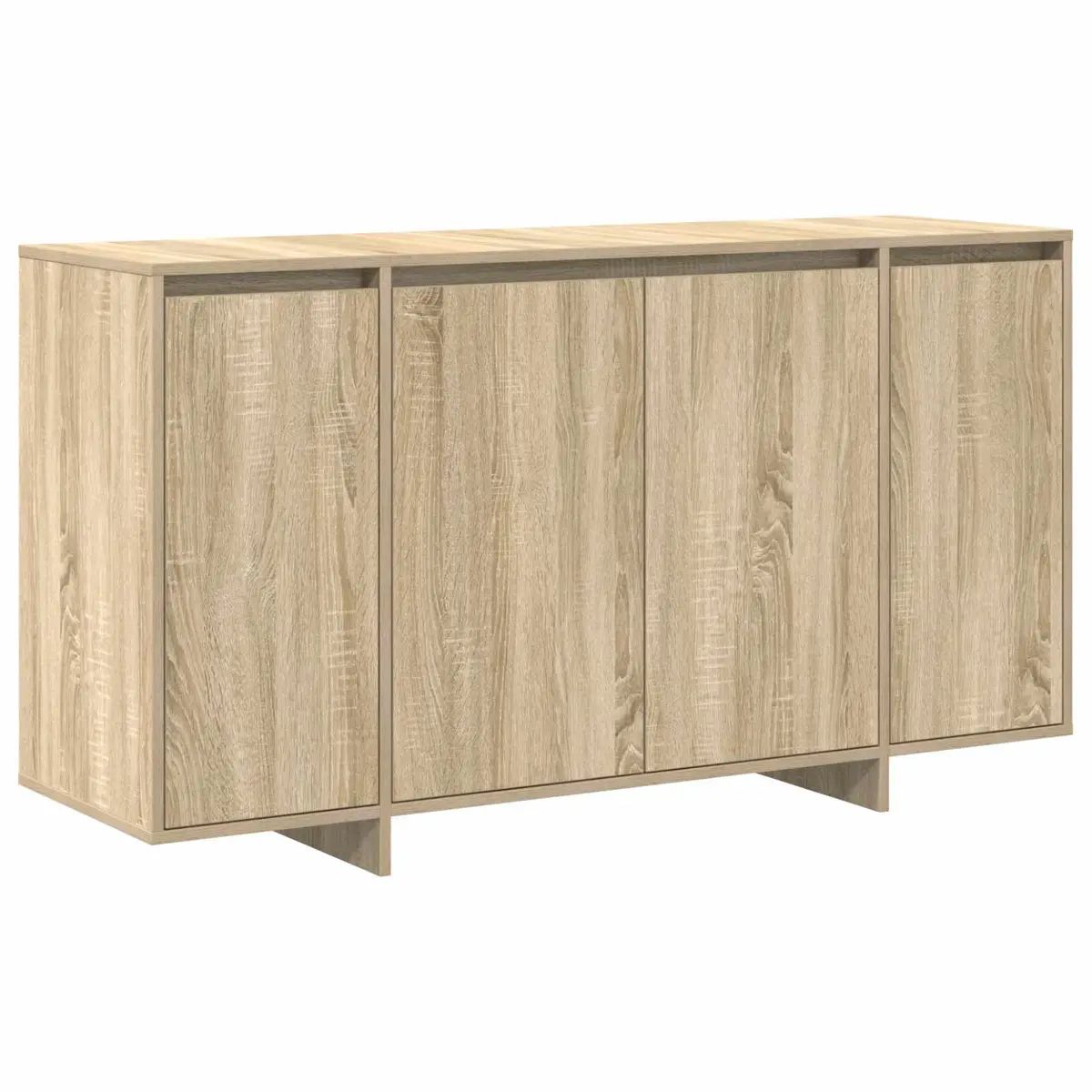 vidaXL Serviesskap Sonoma eik 135 x 41 x 75 cm Konstruert tre