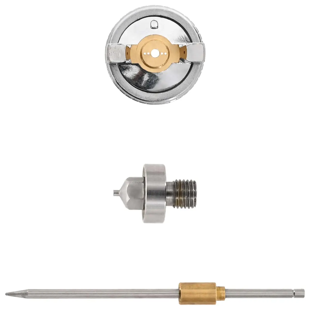 vidaXL HVLP spraypistol dyse 0,8 mm Dyse Sølv Rustfritt stål