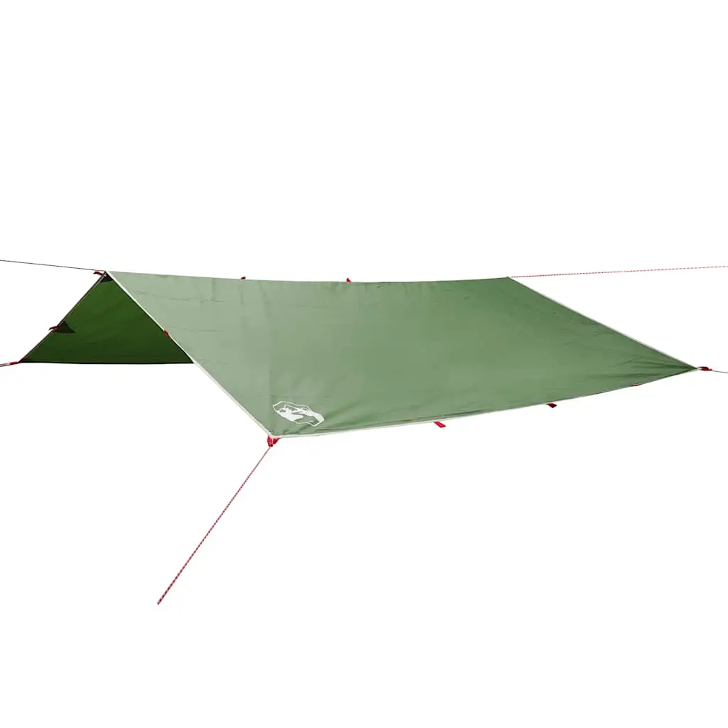vidaXL Campingpresenning grønn 300x294 cm vanntett