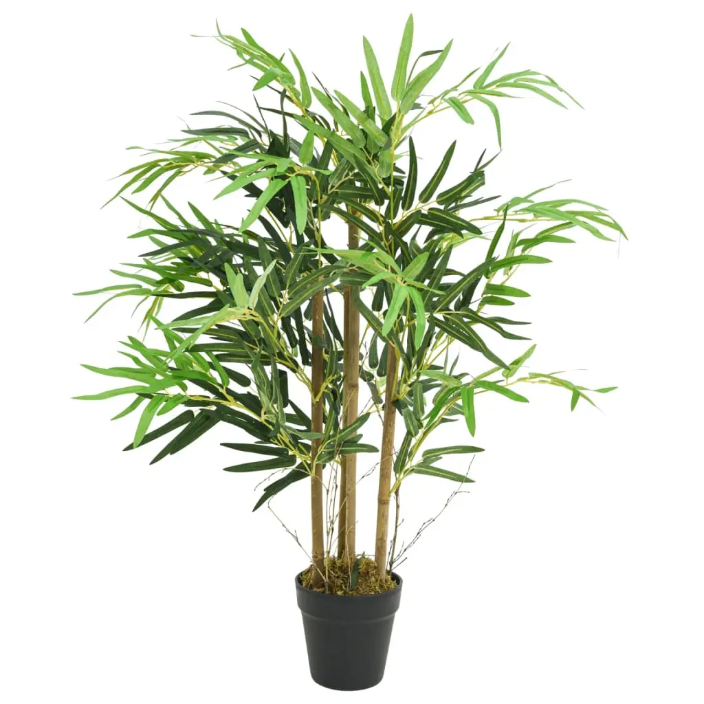 vidaXL Kunstig bambustre 500 blader 80 cm grønn