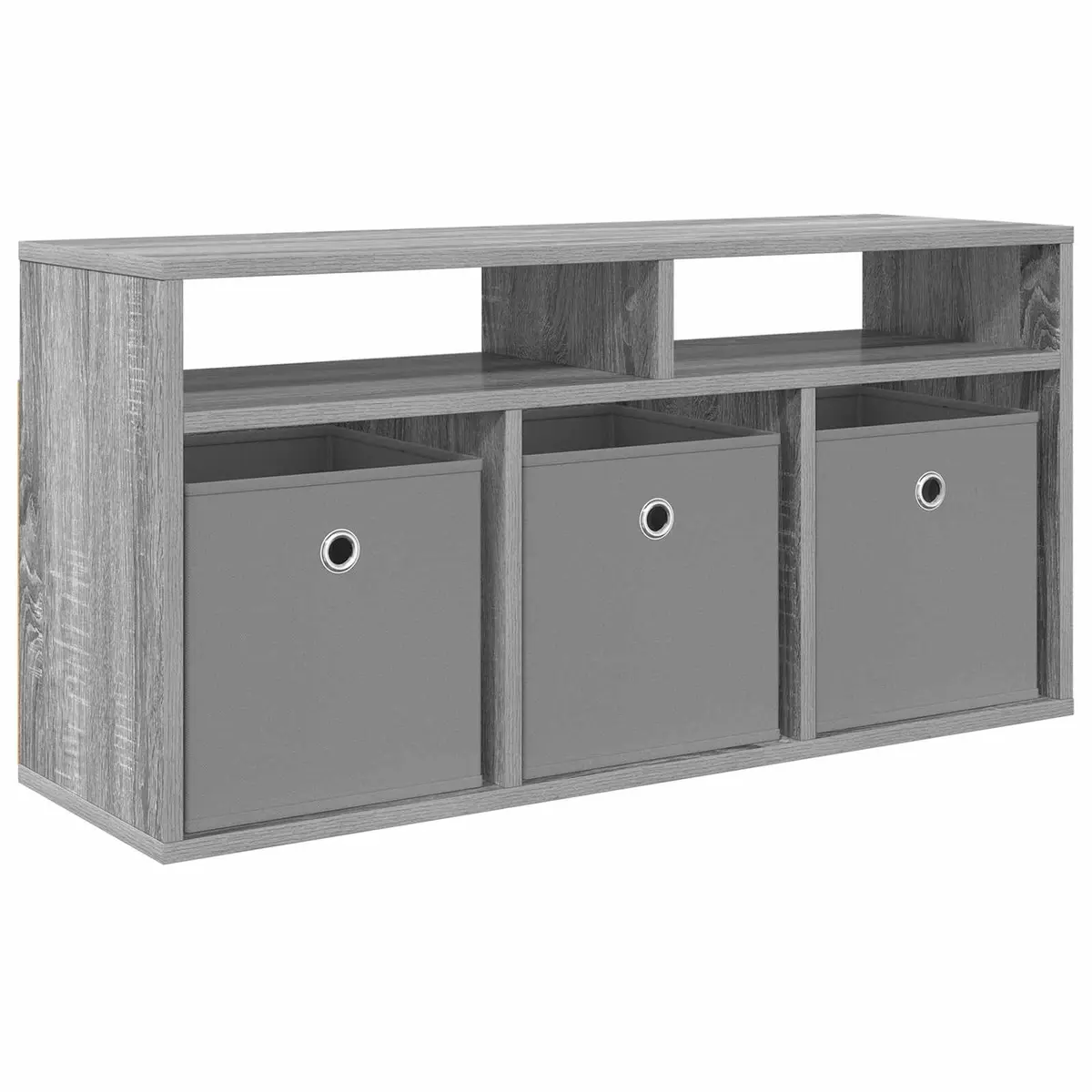 vidaXL Lavbord med skuff Grå Sonoma 87 x 27,5 x 43 cm