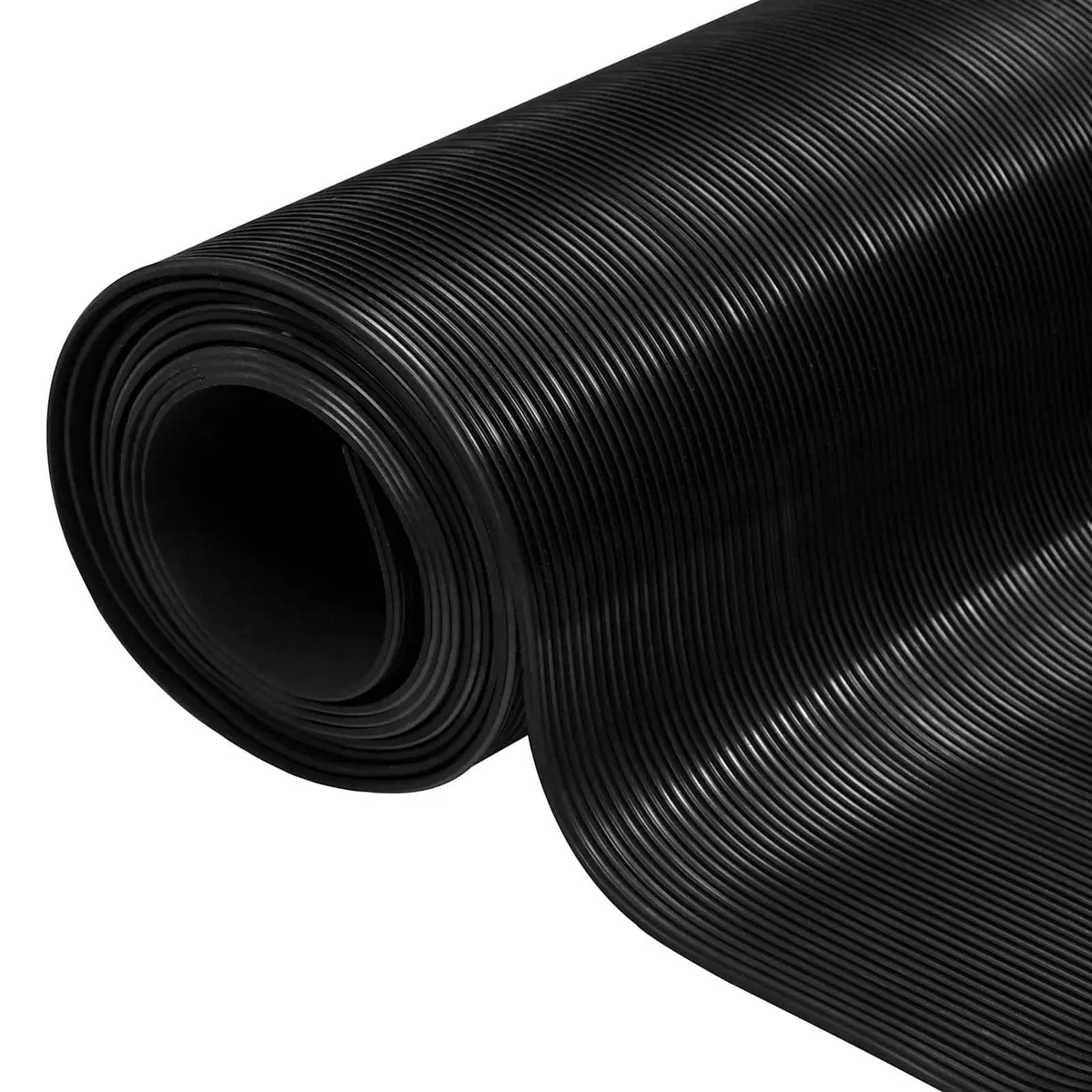 vidaXL Gulv Matte Svart 1,5 x 2 m Gummi