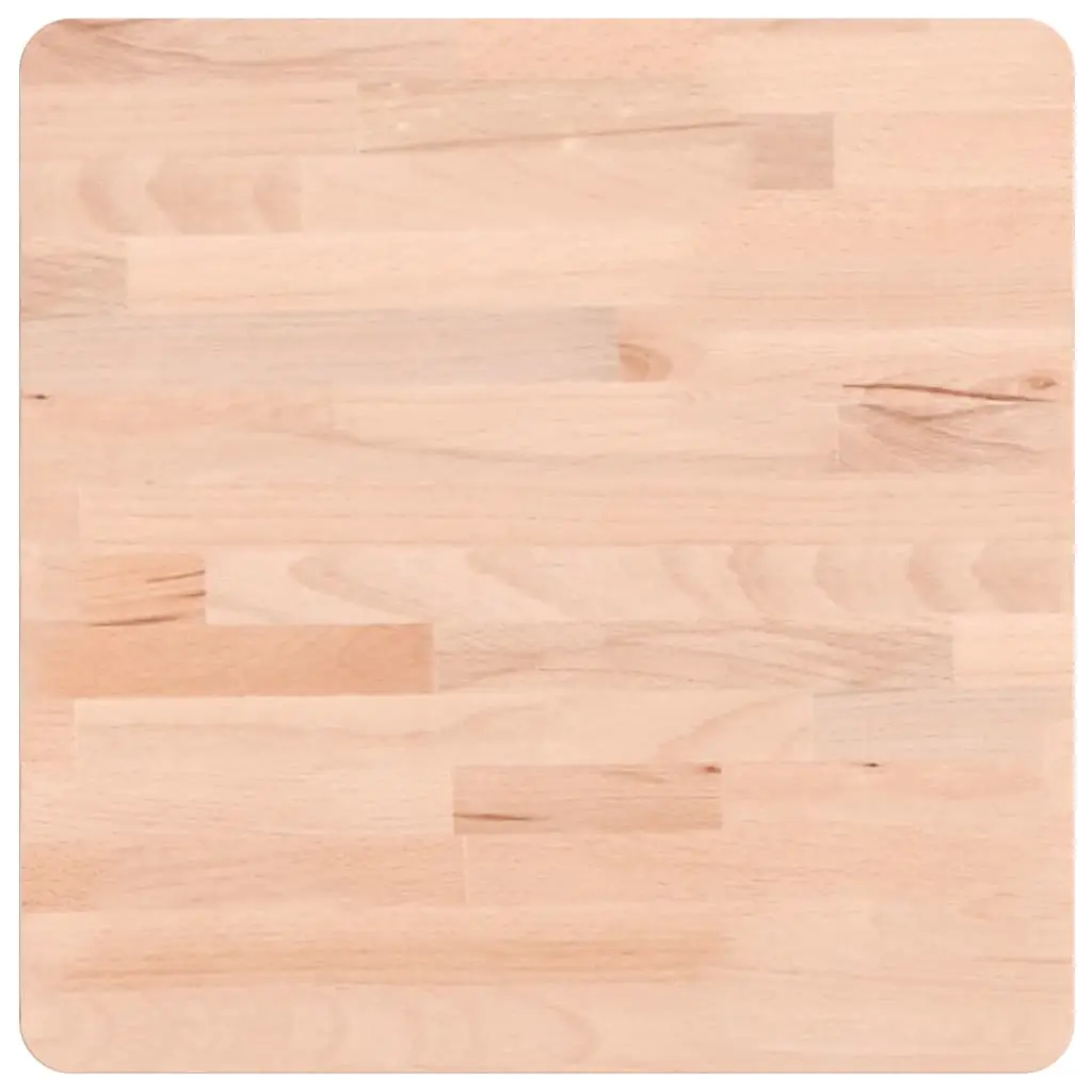 vidaXL Bordplate 40x40x2,5 cm firkantet heltre bøketre