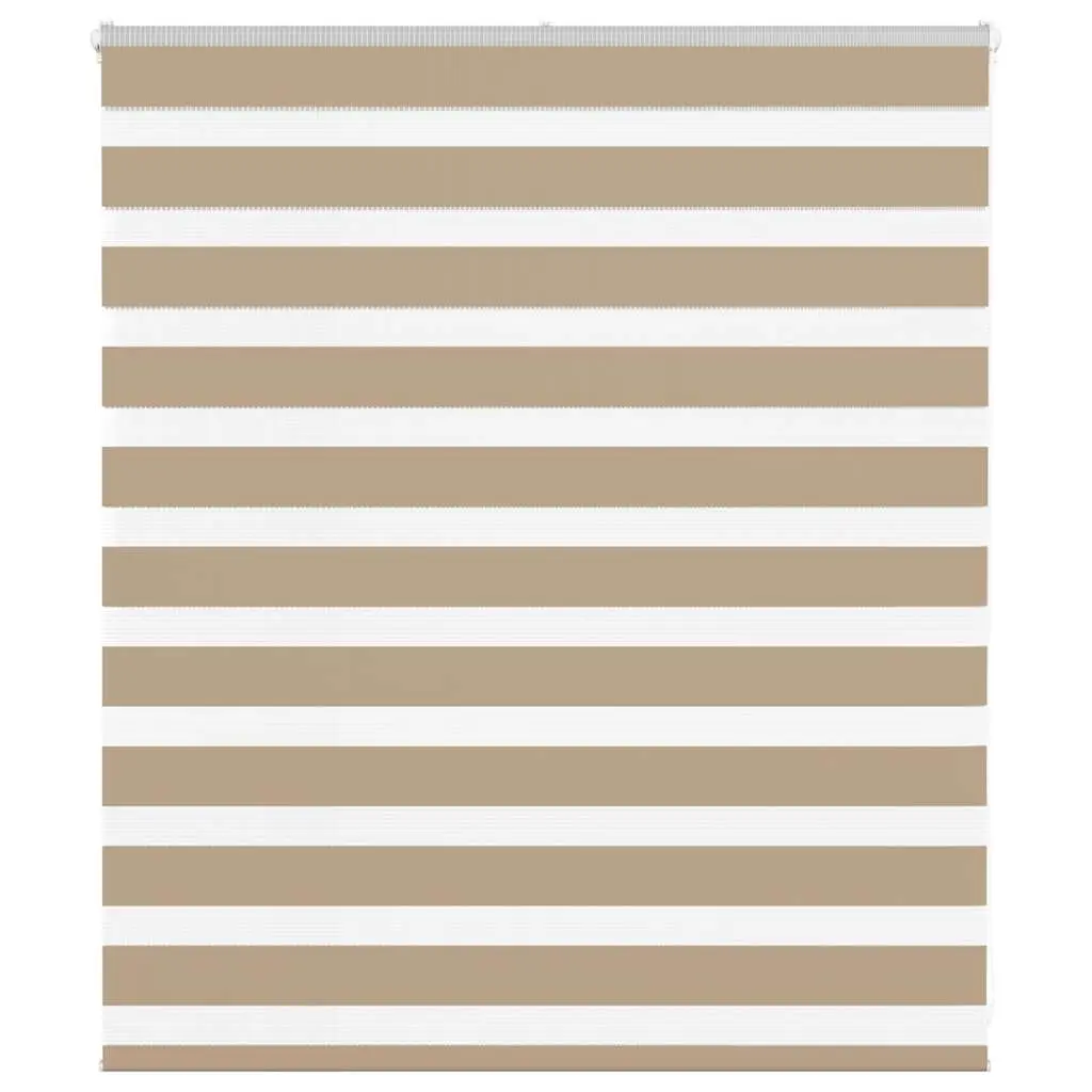 vidaXL Sebragardin sandbrun 120x100 cm stoff bredde 115,9 cm polyester