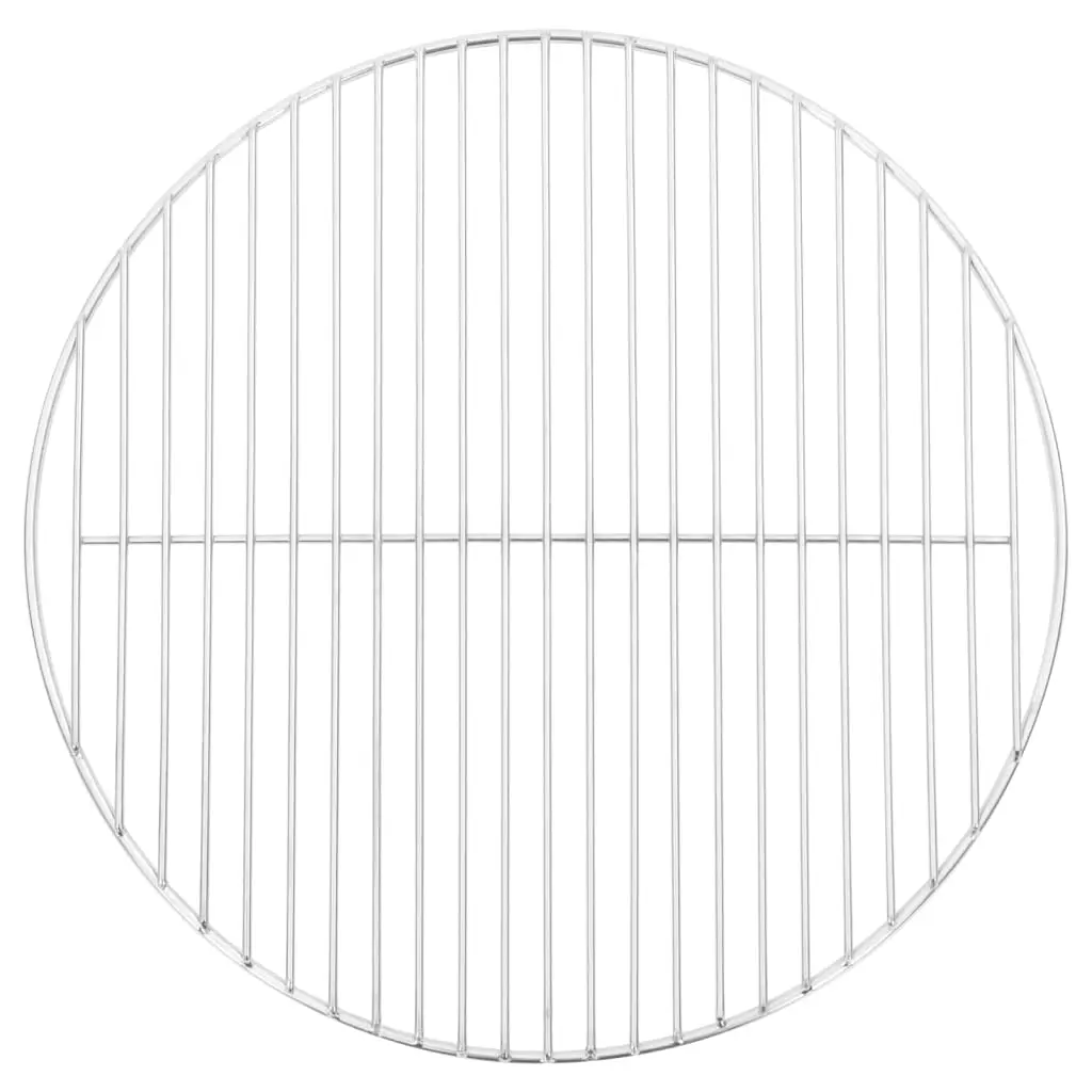 vidaXL Grillrist rund Ø44,5 cm 304 rustfritt stål