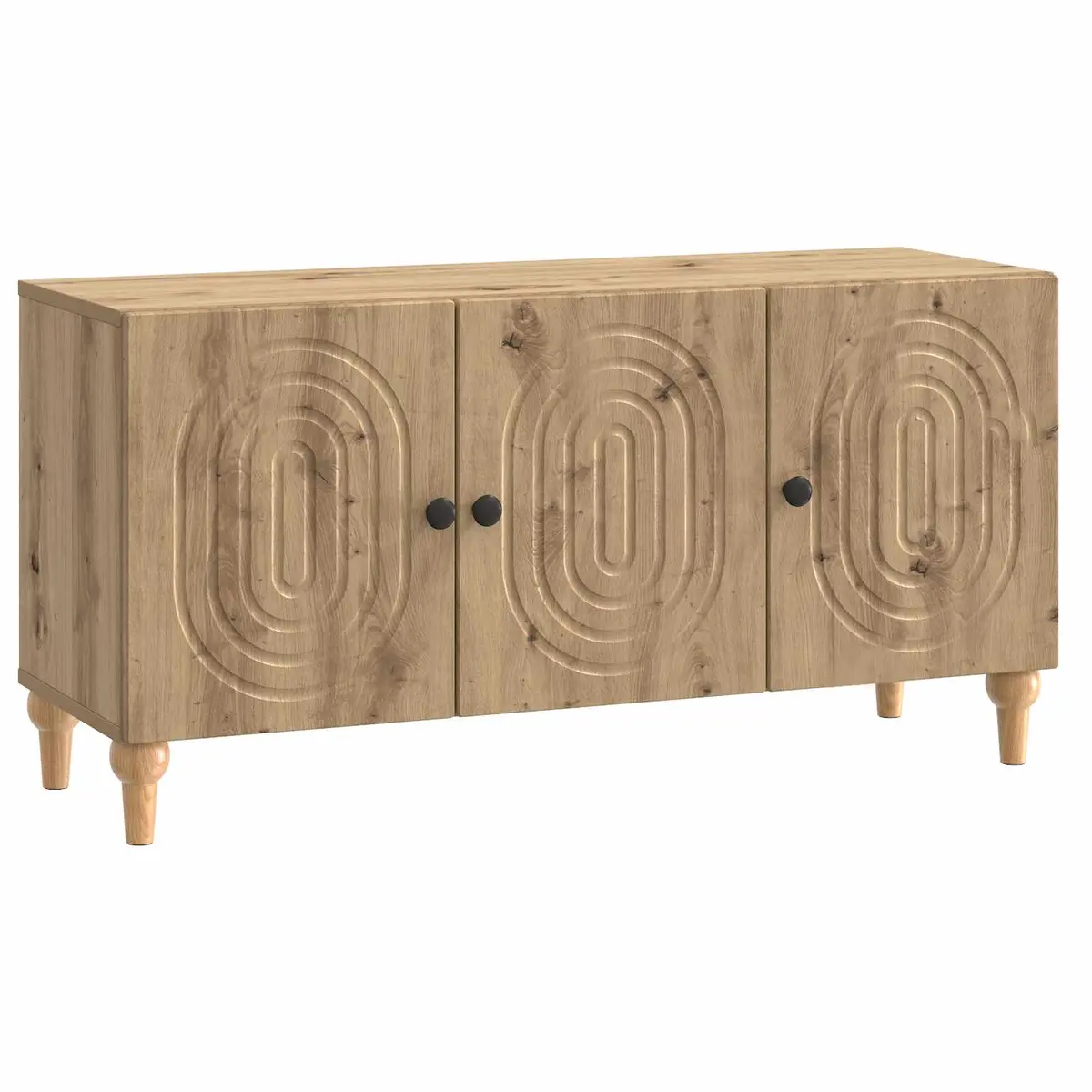 vidaXL TV-skap 99 x 34,5 x 50 cm Artisan eik Konstruert tre