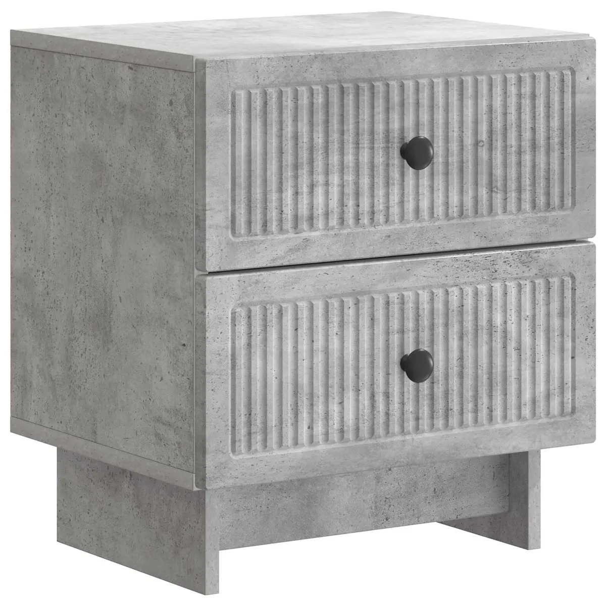 vidaXL Nattbordskap Betonggrå 43 x 34,5 x 47,5 cm Konstruert tre