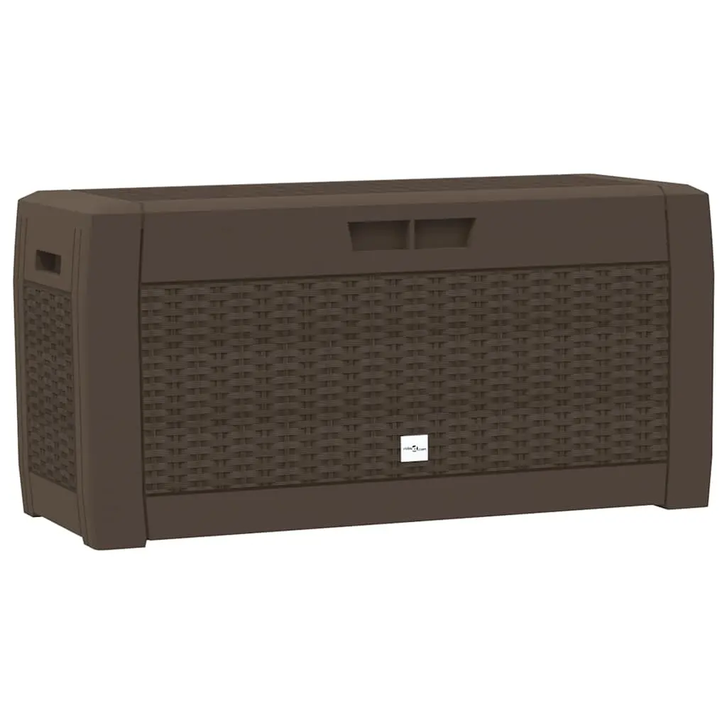 vidaXL Putekasse for hage brun 119x48x60 cm