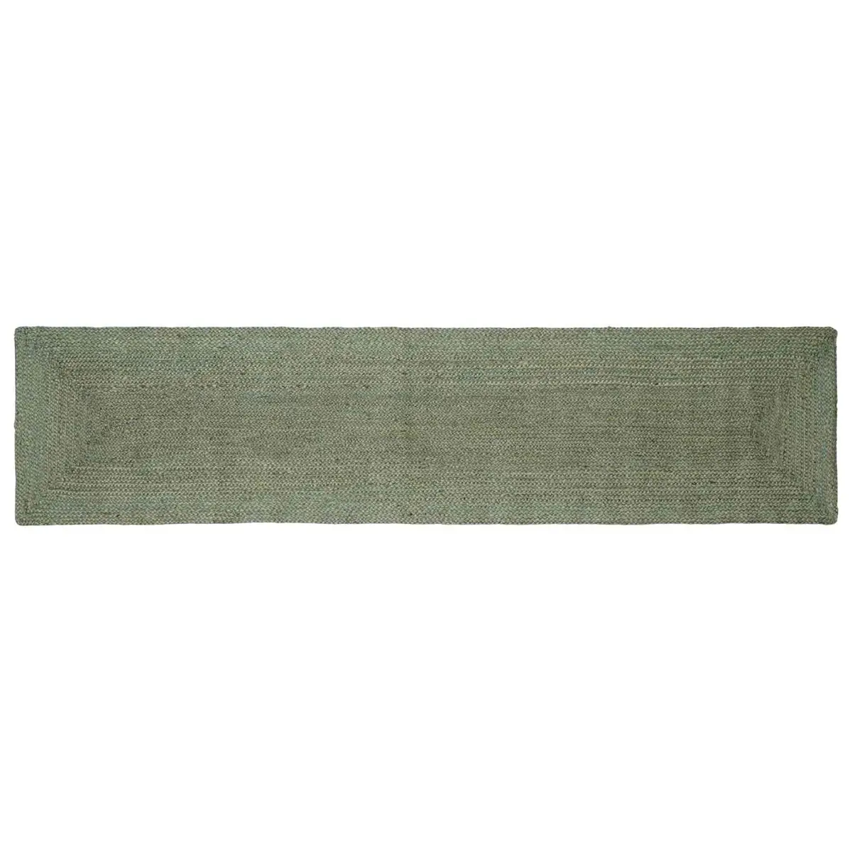 vidaXL Områdeteppet Olivengrønn 60 x 250 cm Jute
