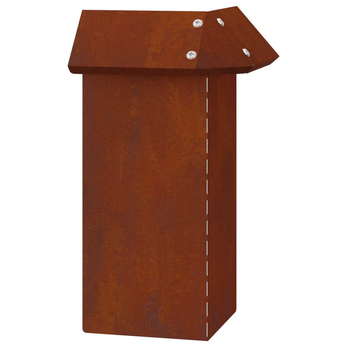 vidaXL Sneglenett 13,5 x 13,5 x 25 cm Cortenstål Rusten