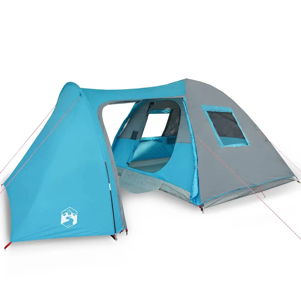 vidaXL Kuppeltelt for camping 6 personer blå vanntett
