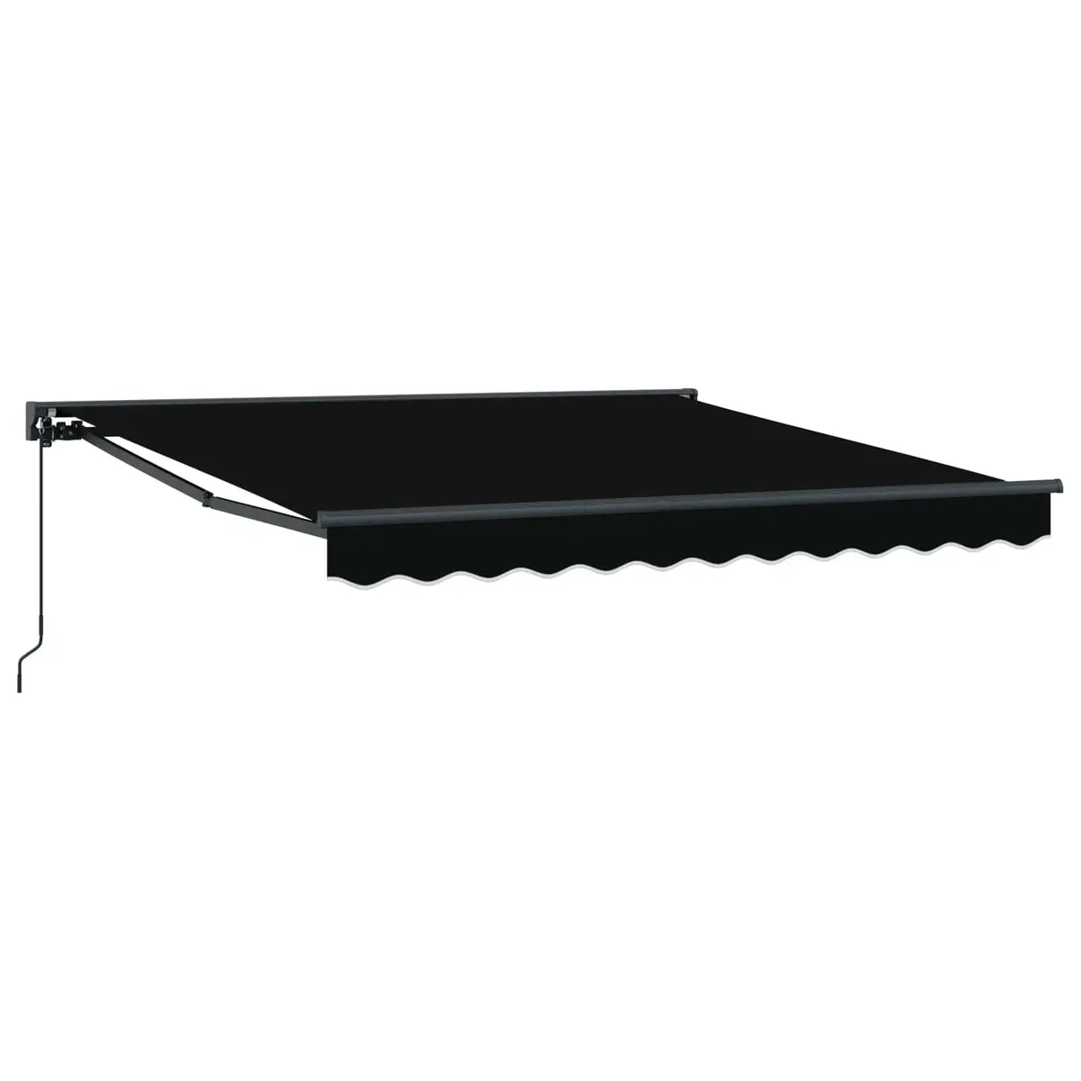 vidaXL Markiseramme Svart 300 x 250 cm Polyester med PU-belegg