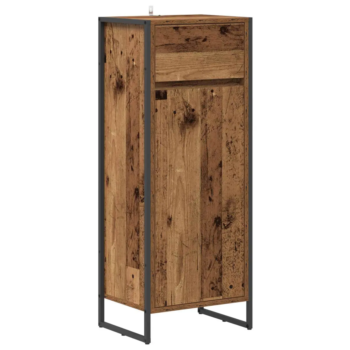 vidaXL Baderomsskap Gamle tre 40 x 30 x 100 cm Konstruert tre