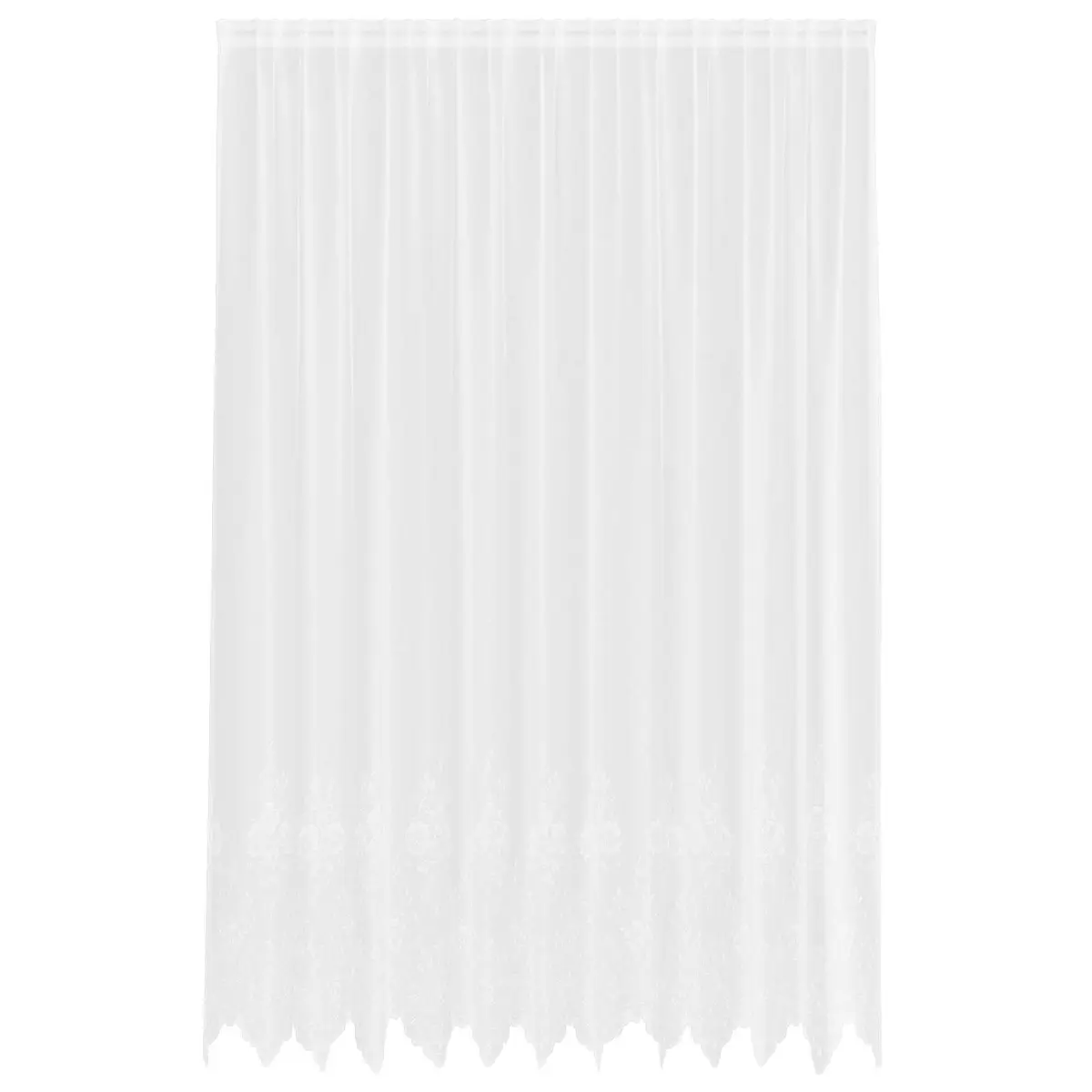 vidaXL Blondegardin Hvit 260 x 300 cm Polyester