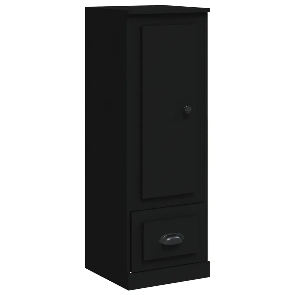 vidaXL Highboard svart 36x35,5x103,5 cm konstruert tre