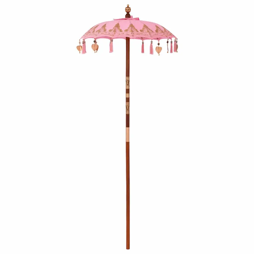 vidaXL Balinesisk Parasol 125 x 125 x 260 cm