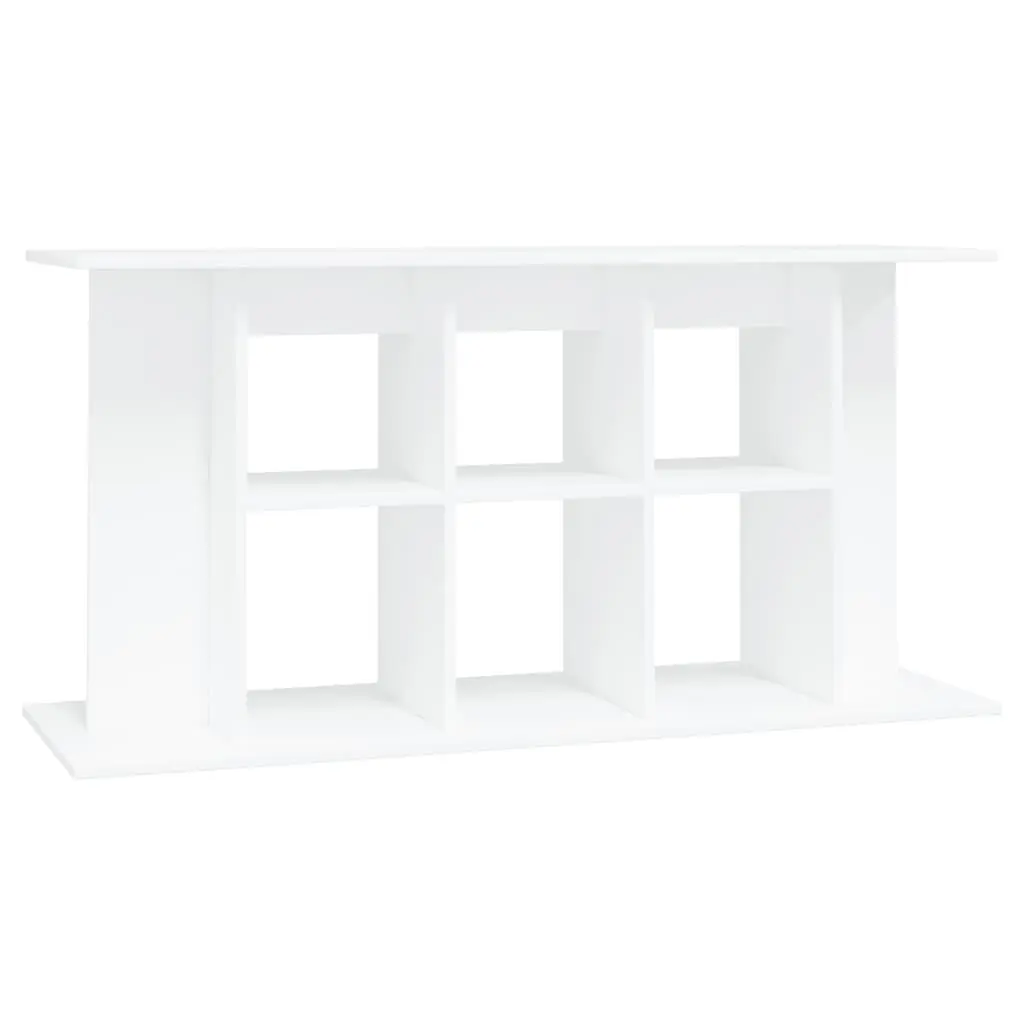 vidaXL Akvariumstativ hvit 120x40x60 cm konstruert tre