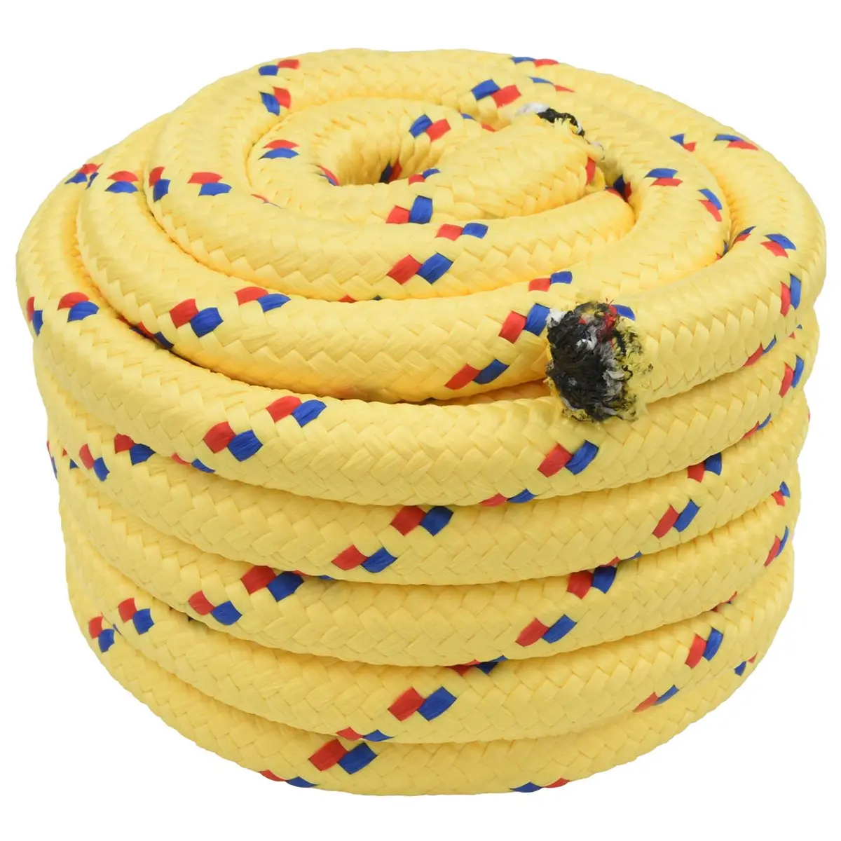vidaXL Båtsnor 5 mm 10 m Gul