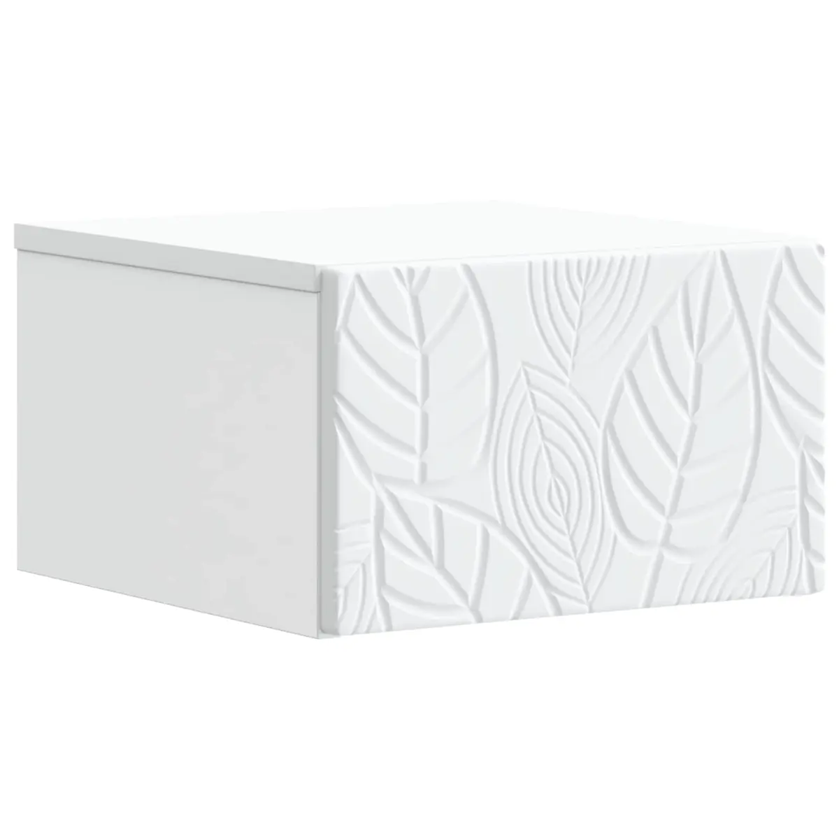 vidaXL Vegghengt Sidebord Hvit 34,5 x 33 x 20 cm Konstruert tre