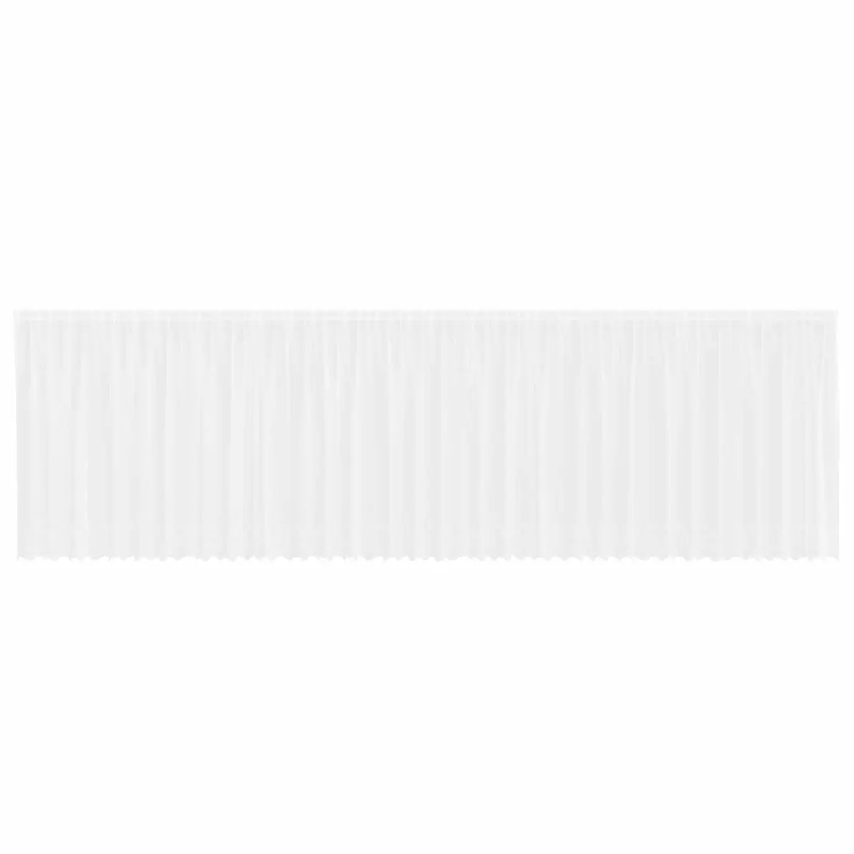 vidaXL Blondegardin Hvit 180 x 900 cm Polyester