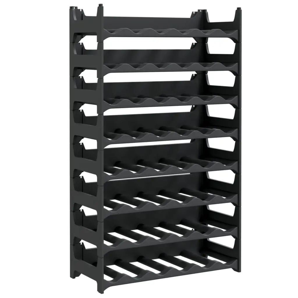 vidaXL Vinstativ for 48 flasker PP stablebar