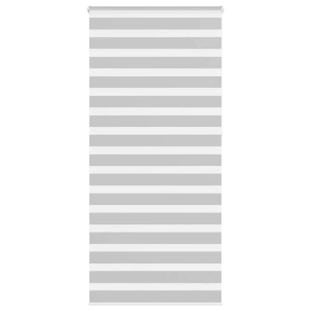 vidaXL Sebragardin lysegrå 105x230 cm stoff bredde 100,9 cm polyester