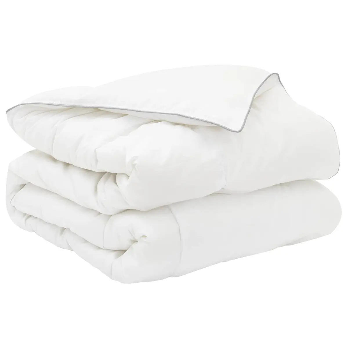 vidaXL Sommerdyne Hvit 155 x 220 cm Bambusfiber
