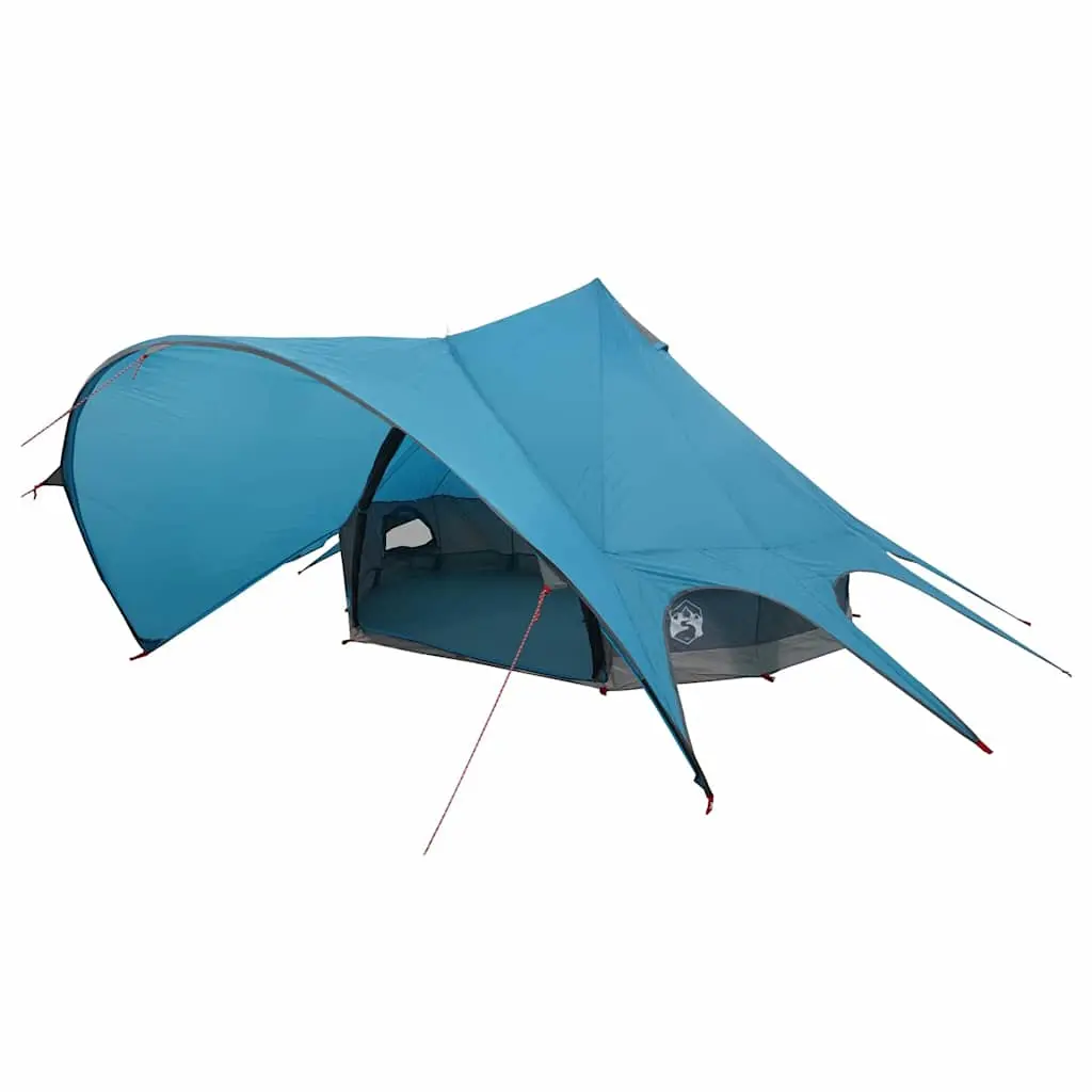 vidaXL Teepee Telt 3-Person 3-personers Blå og grå
