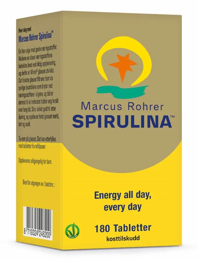 Marcus Rohrer Spirulina 180 Tabletter