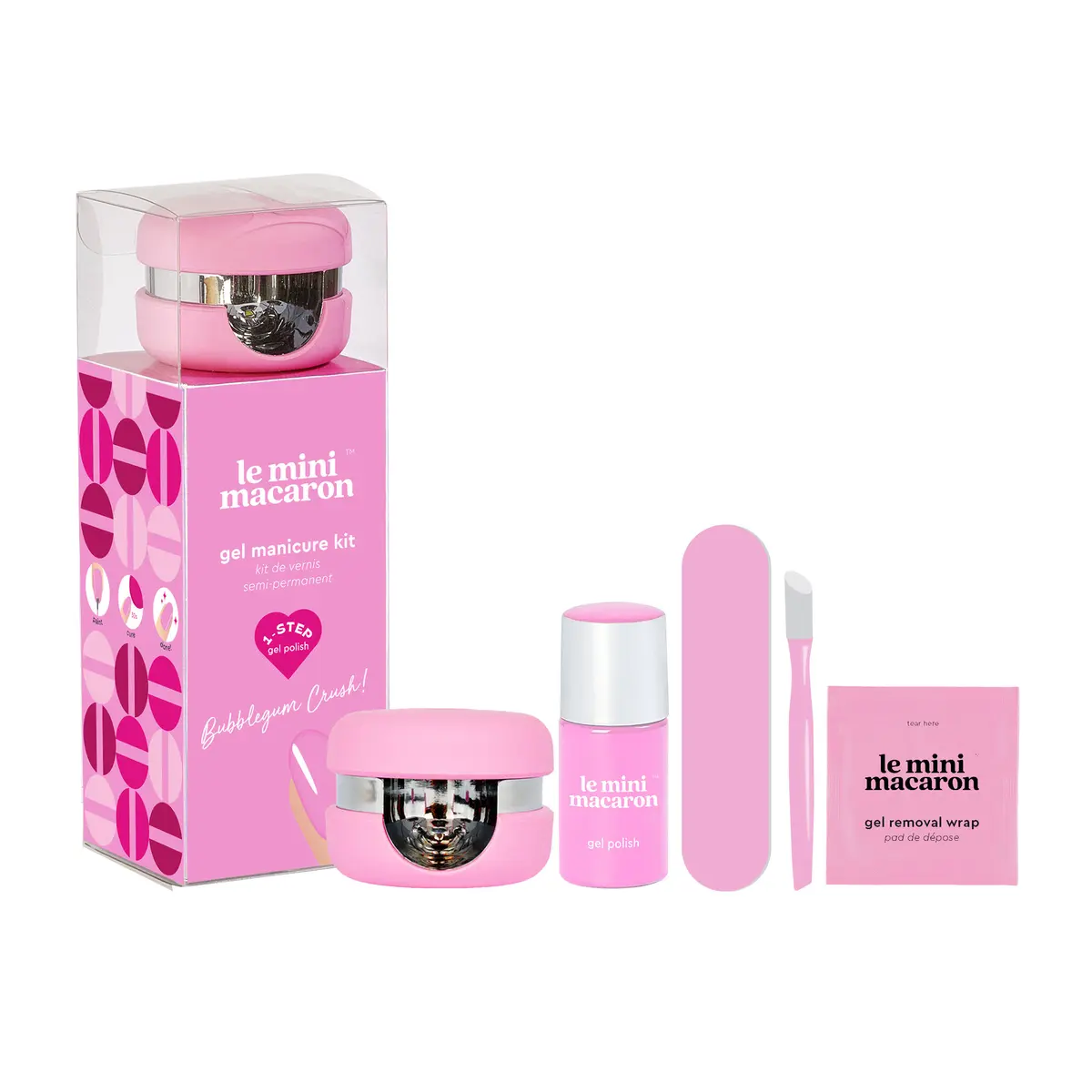 Gel Manicure Kit Bubblegum Crush