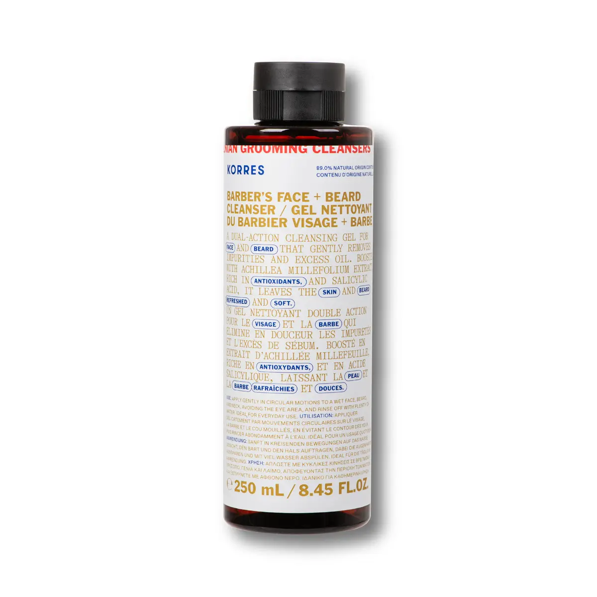 Korres Achillea for Men Face Cleanser 250ml