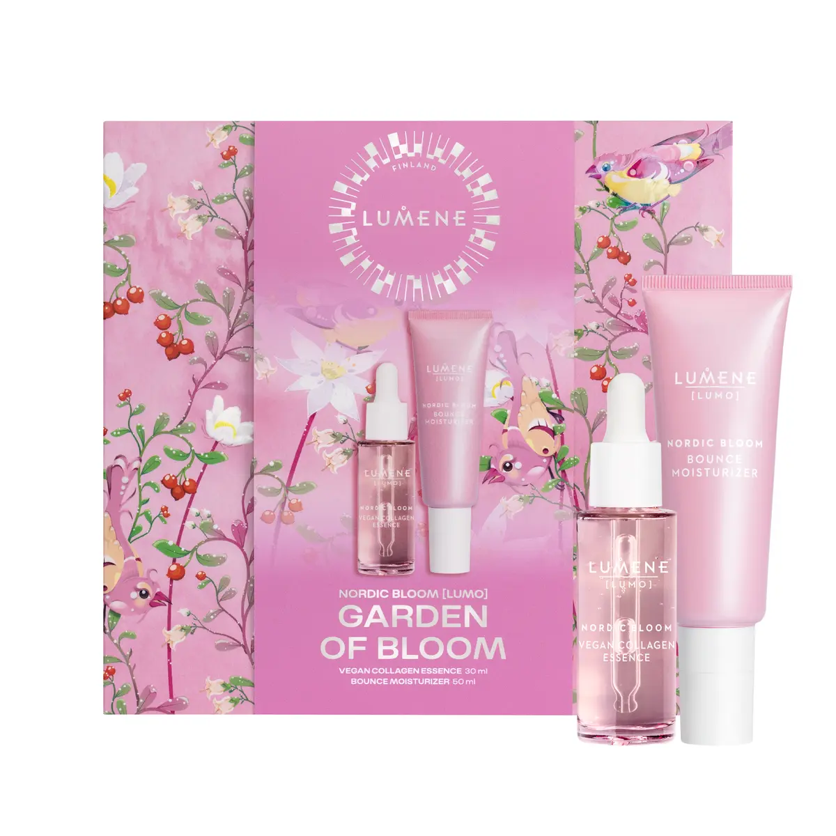 Lumene Nordic Bloom Pink Gavesett