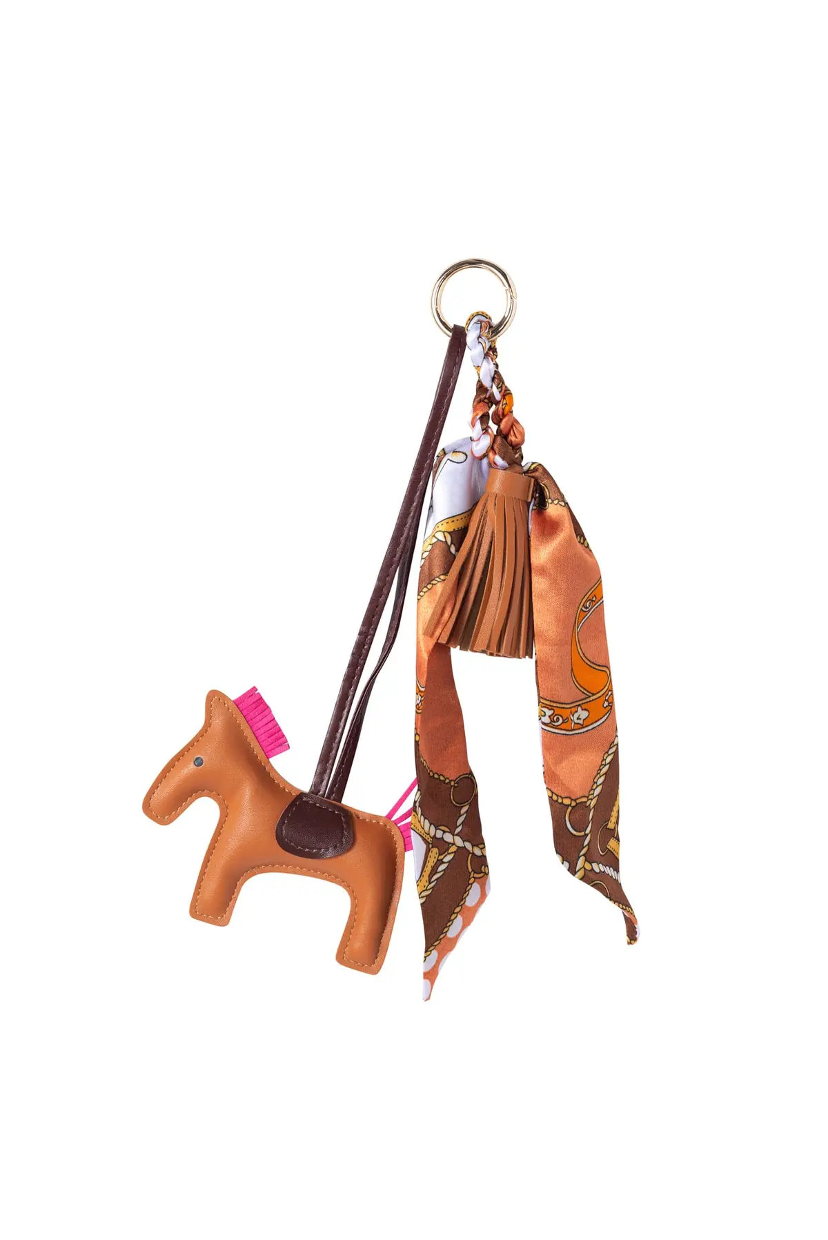 CHARMII Pony Scarf Brown