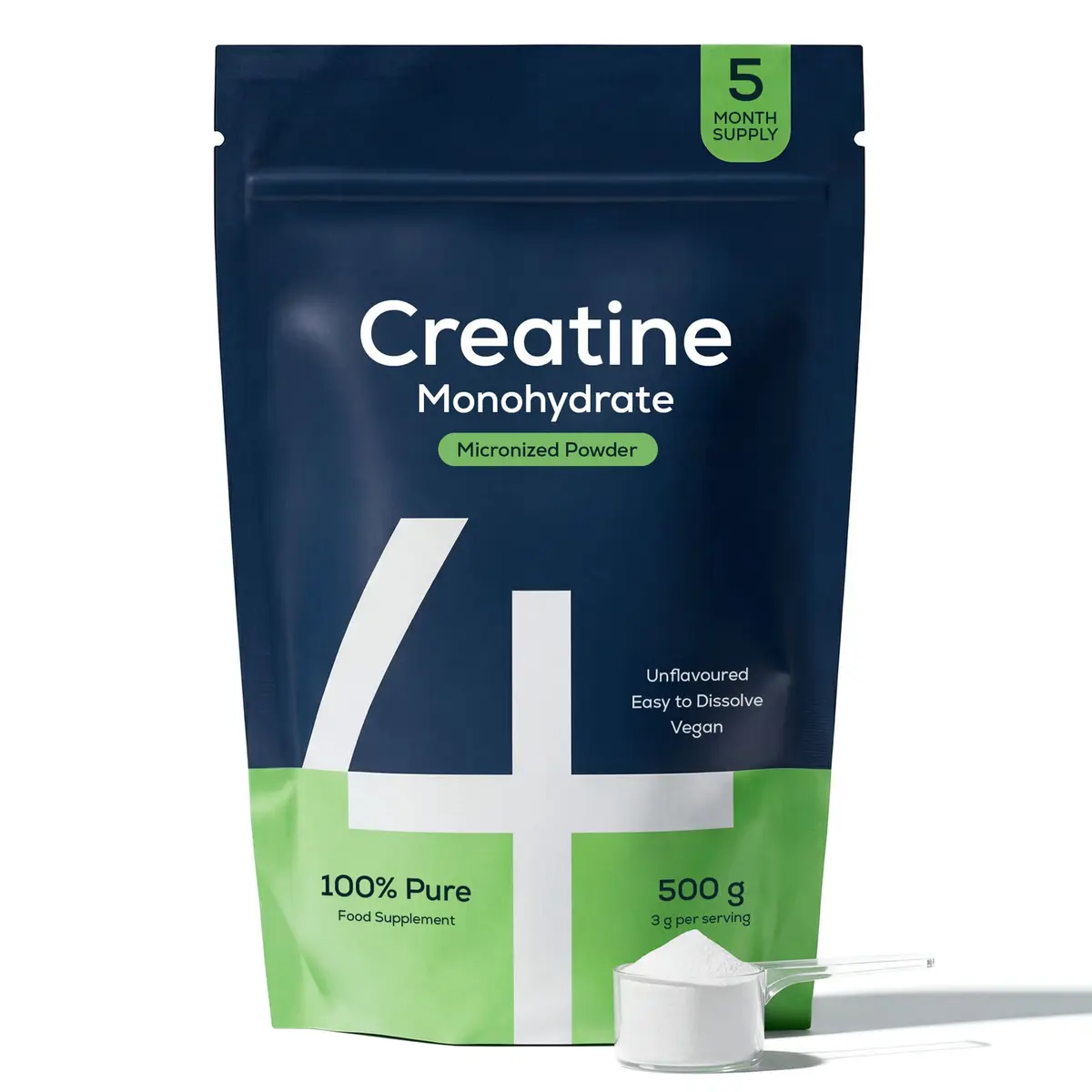 4 HIM & HER Creatine Monohydrate Pure Micronized Powder