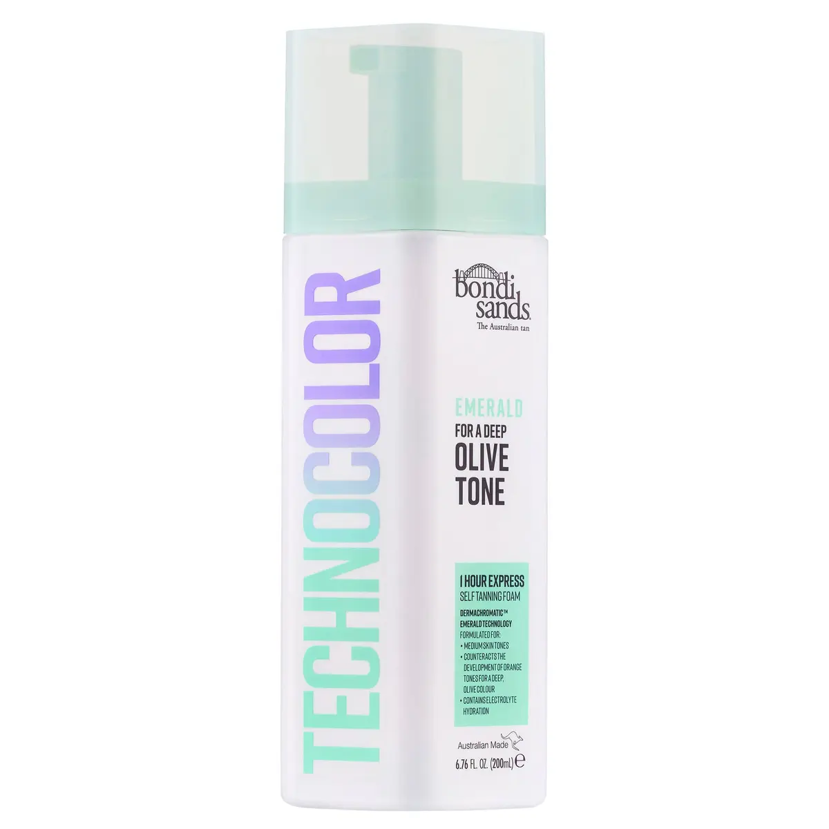 Technocolor 1H Express Self Tanning Foam Emerald
