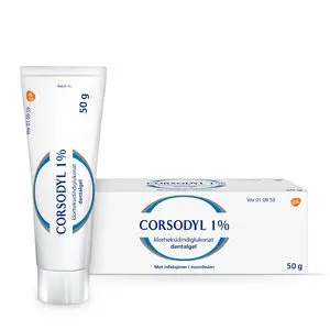 Corsodyl 1% dentalgel